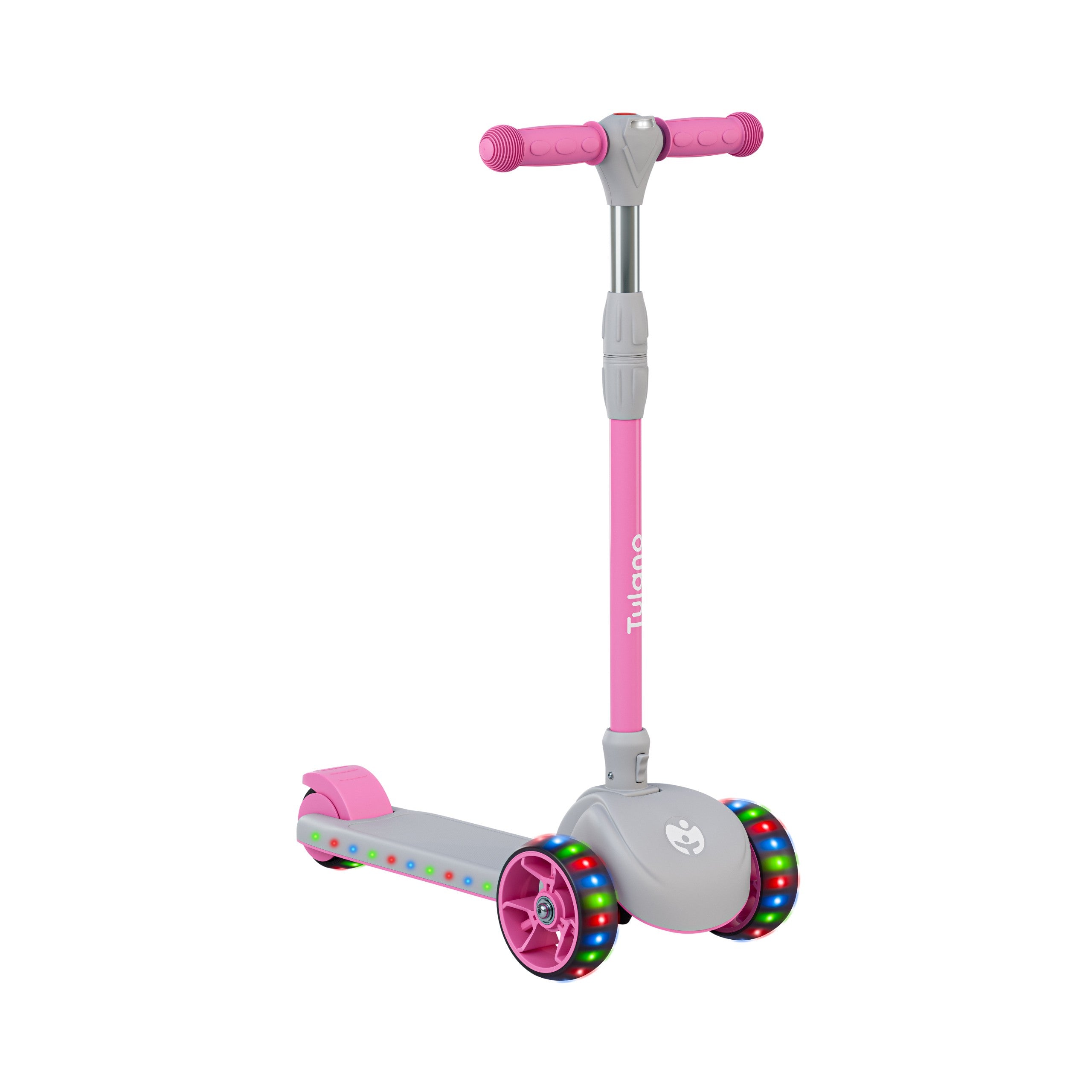 Detský kolobežka s LED osvetlením Rookie 15 Pink