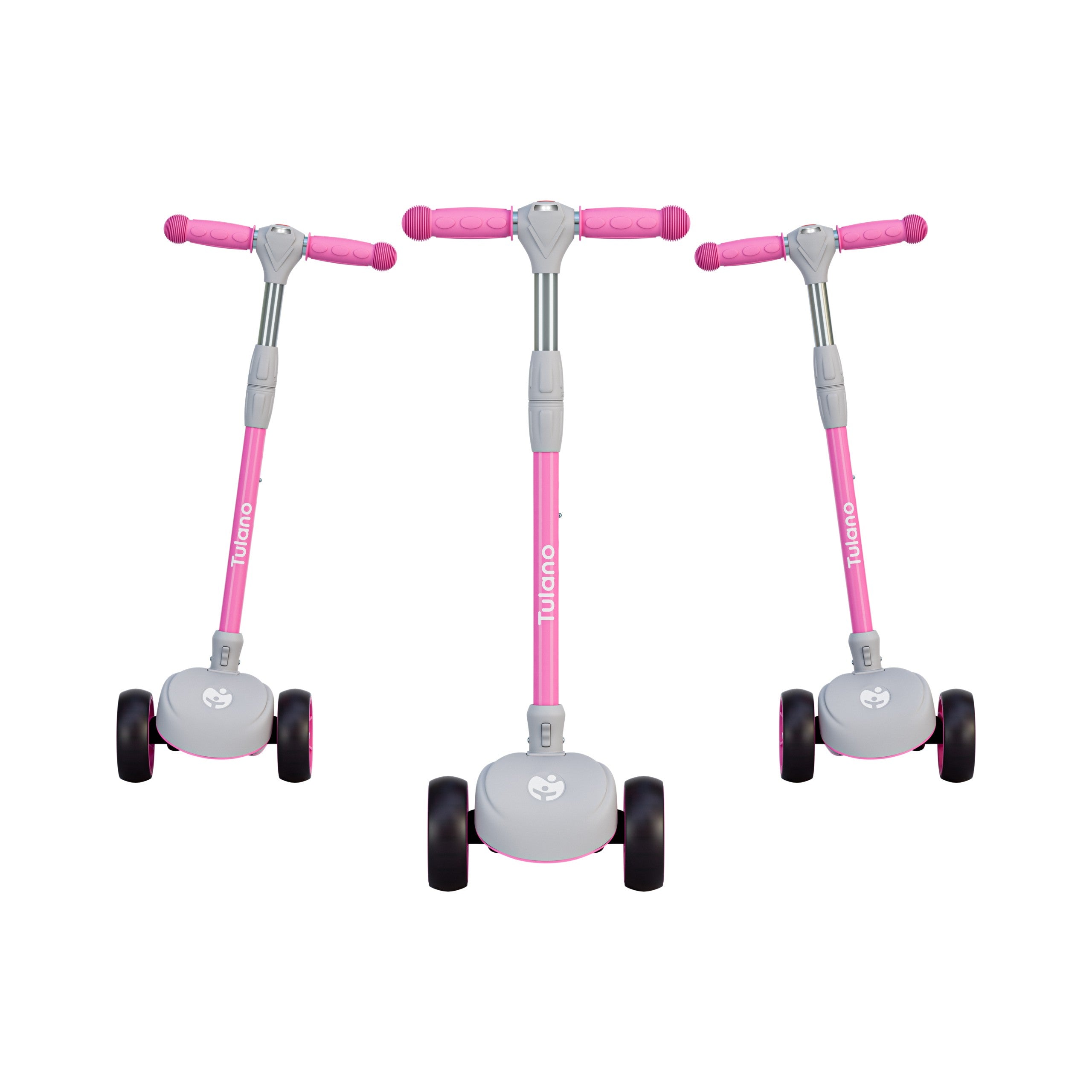 Detský kolobežka s LED osvetlením Rookie 15 Pink
