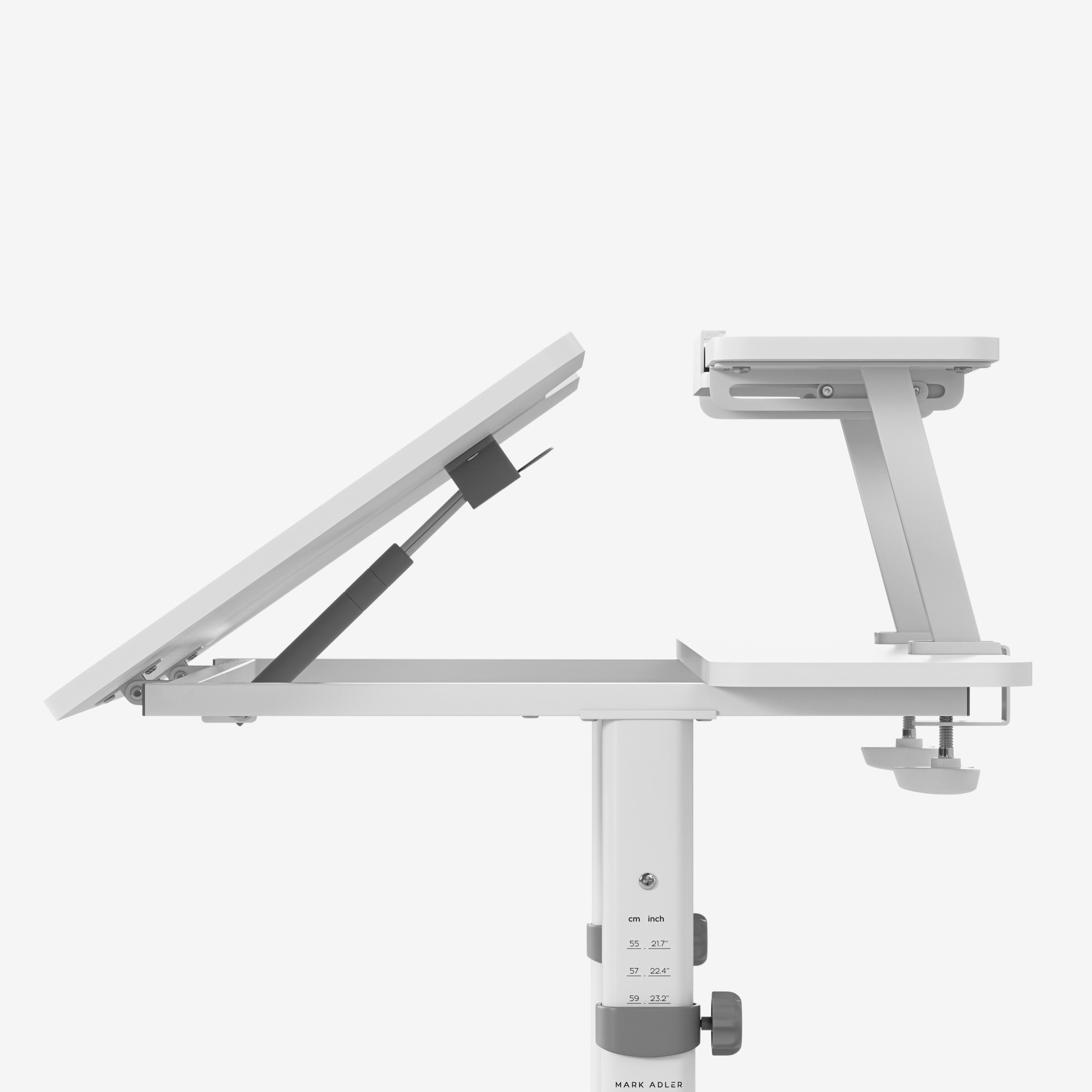 Detský stôl s nastaviteľnou výškou Mark Adler Study 3.7 Grey 90 cm