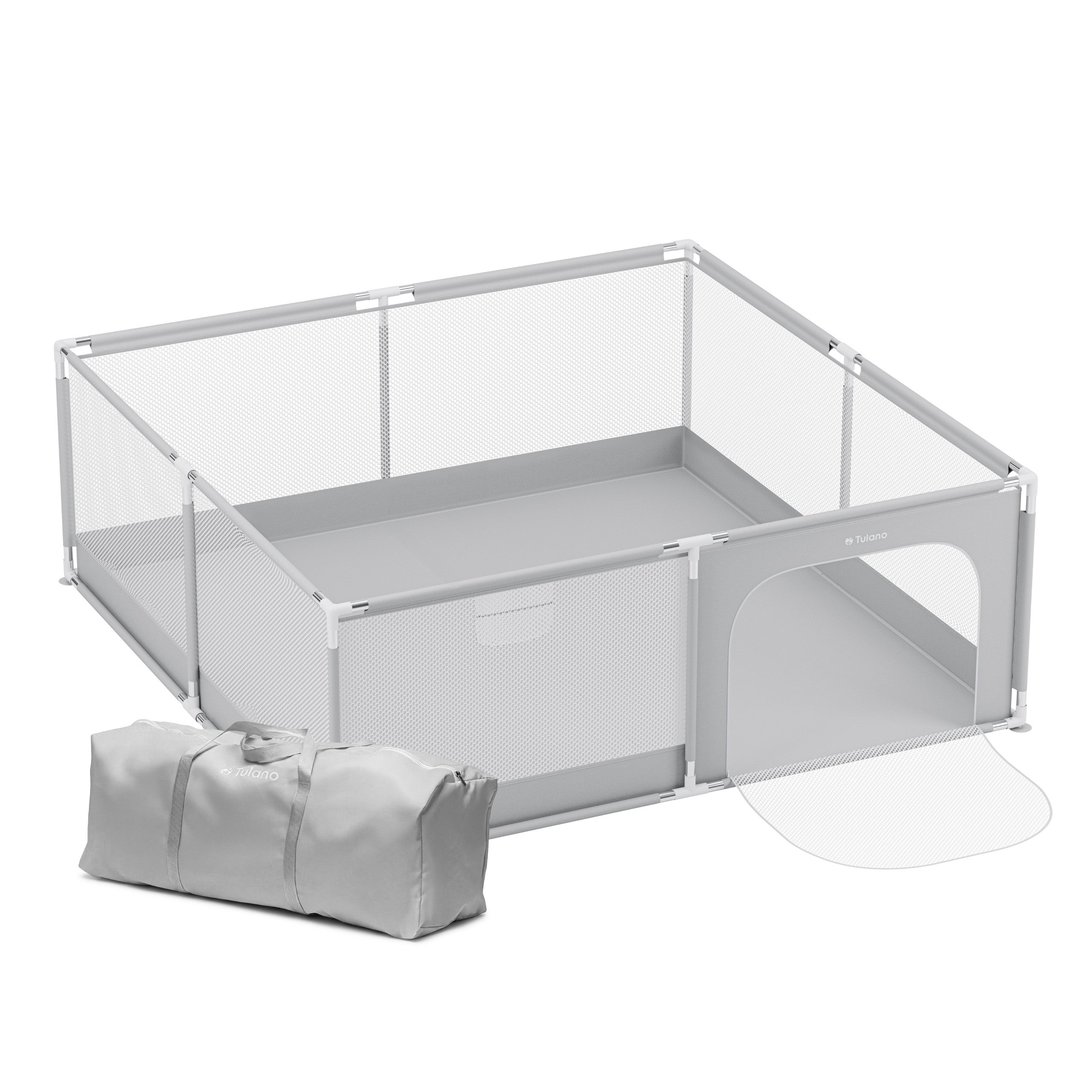 Detský ohrádka Tulano Cozy 28 Grey – 200 cm