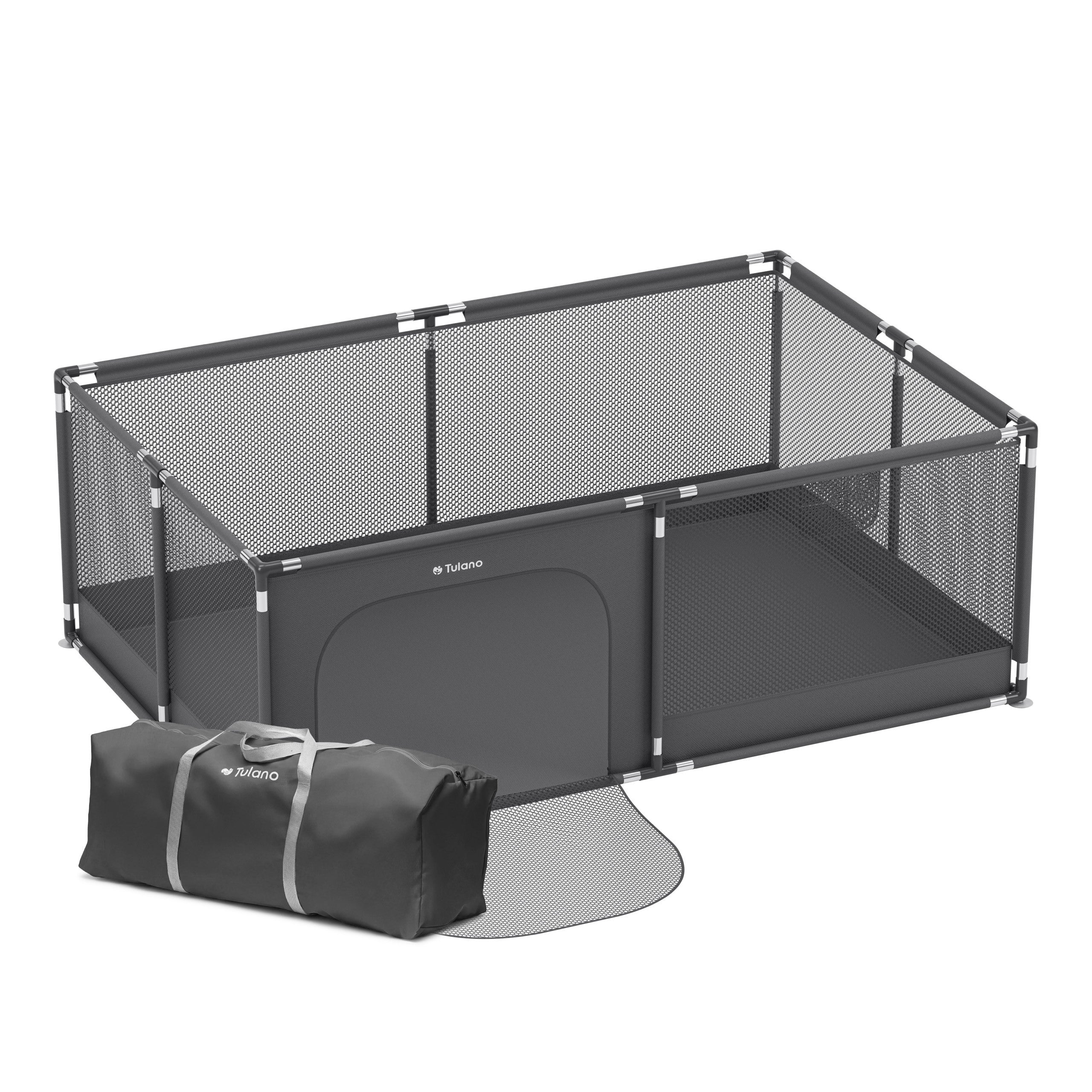 Detský ohrádka Tulano Cozy 22 Graphite – 180 cm