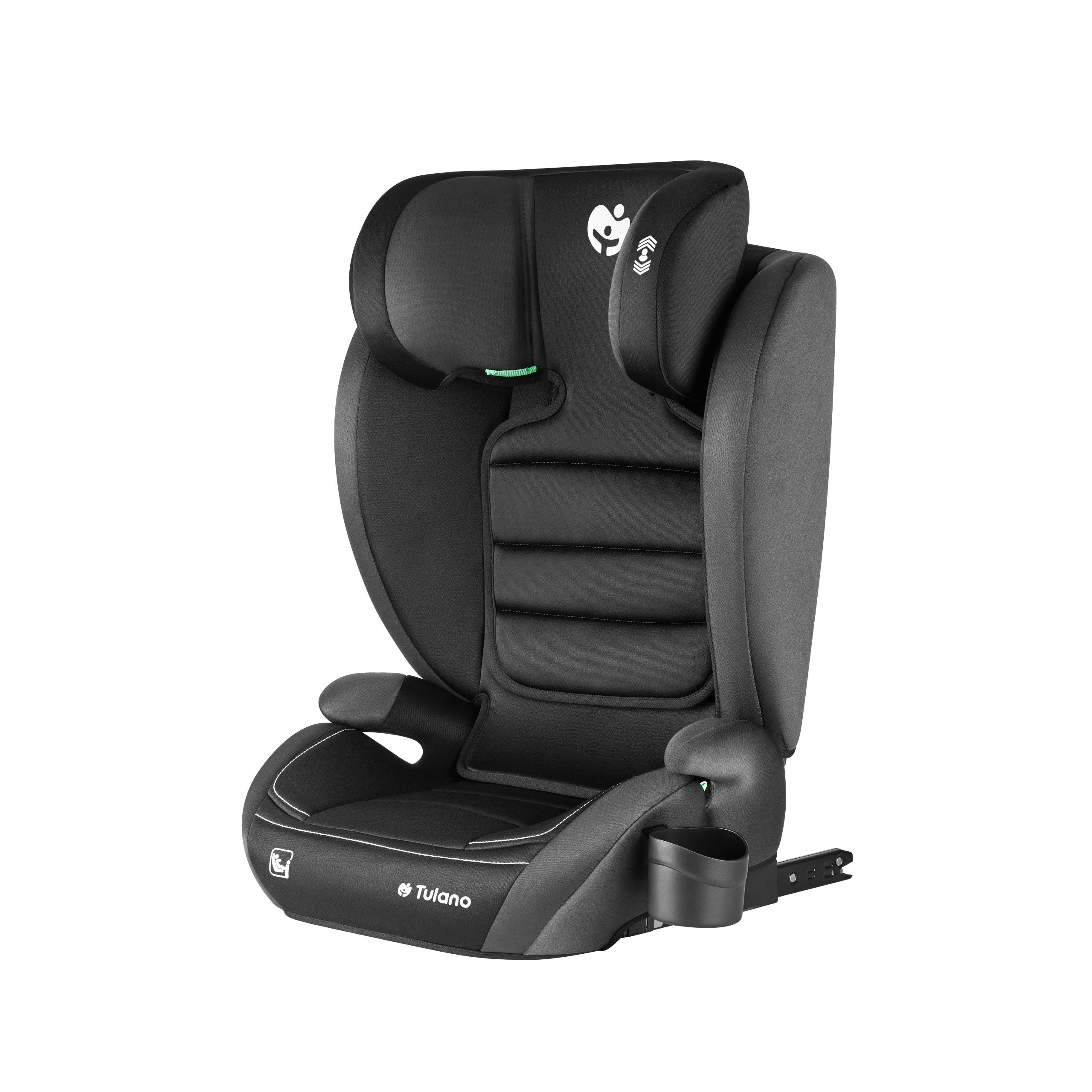 Detská autosedačka Tulano Joy 25 čierno-sivá 100–150 cm I-size