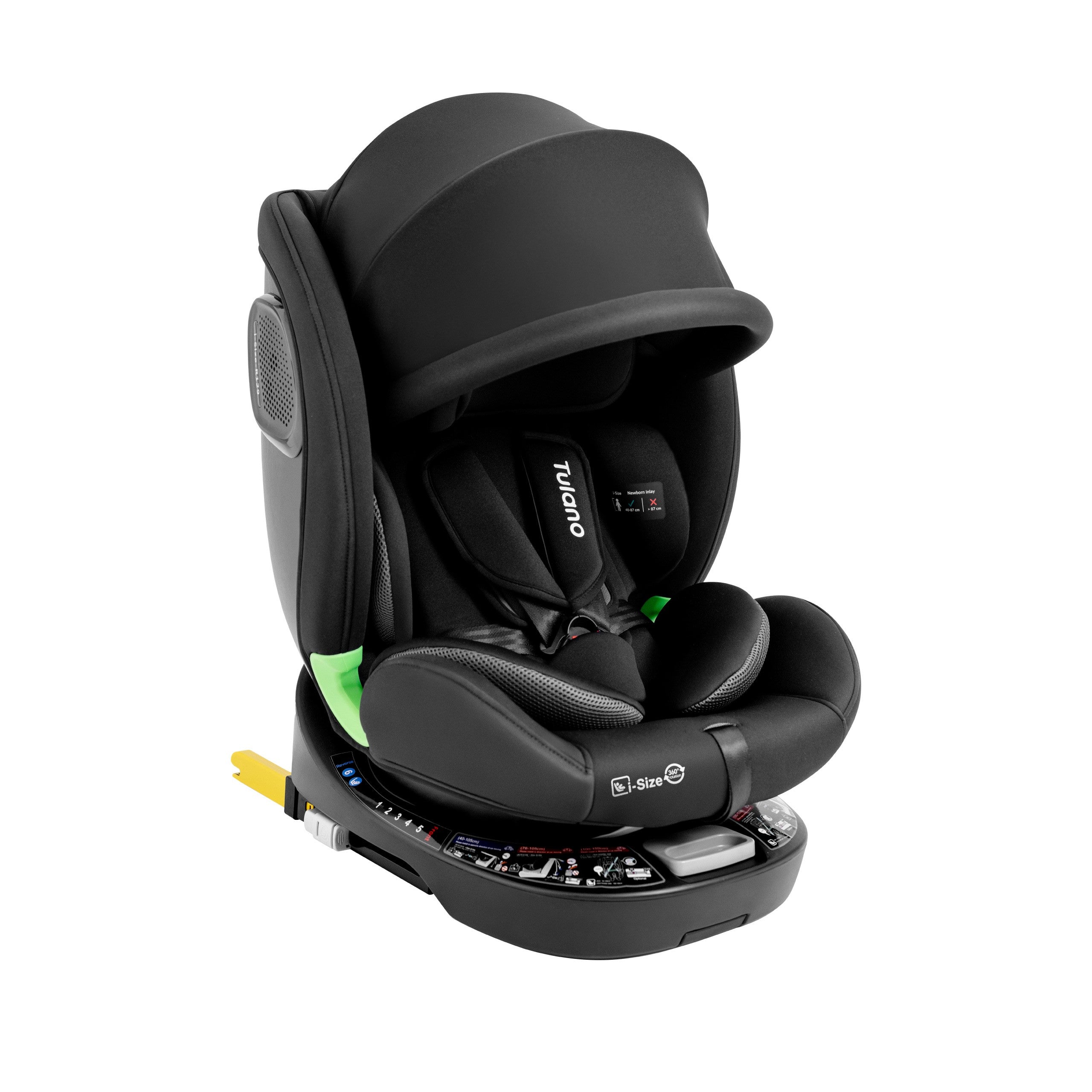 Otočná autosedačka Tulano Loom 35 Black