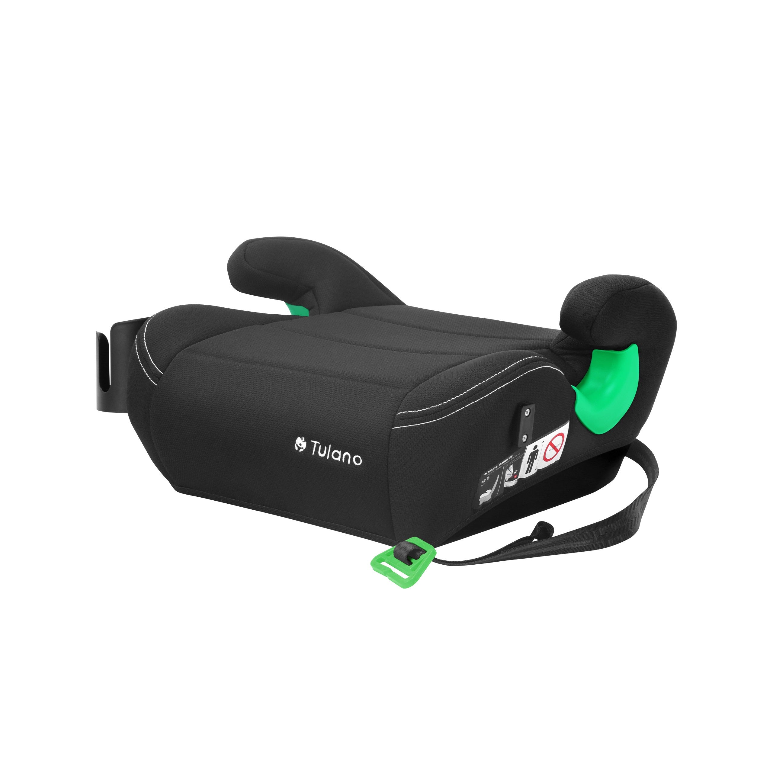 Detská autosedačka s podstavcom Tulano Cabby 25 Black 125–150 cm I-Size