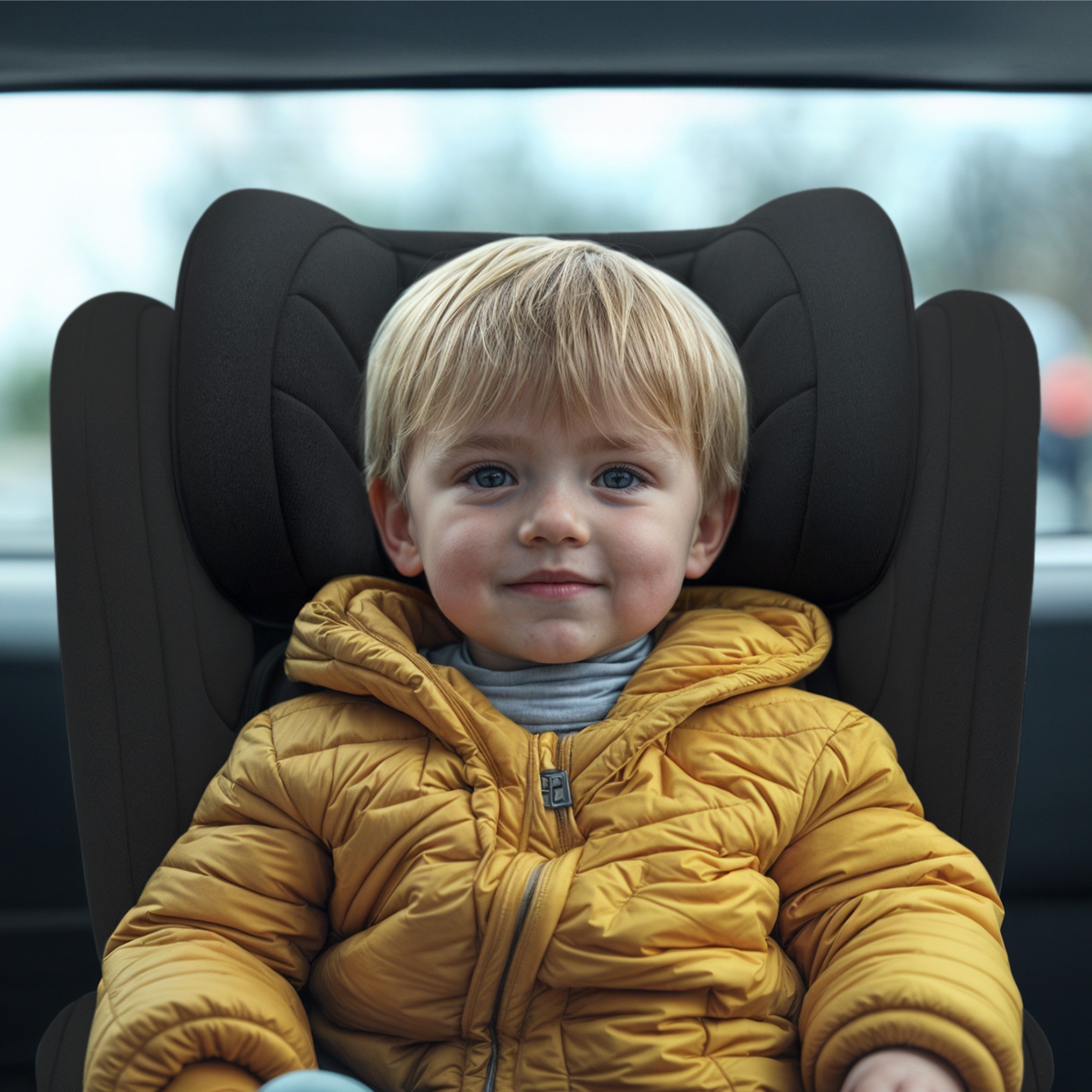 Detská autosedačka Tulano Joy 35 Black ISOFIX 100–150 cm I-Size