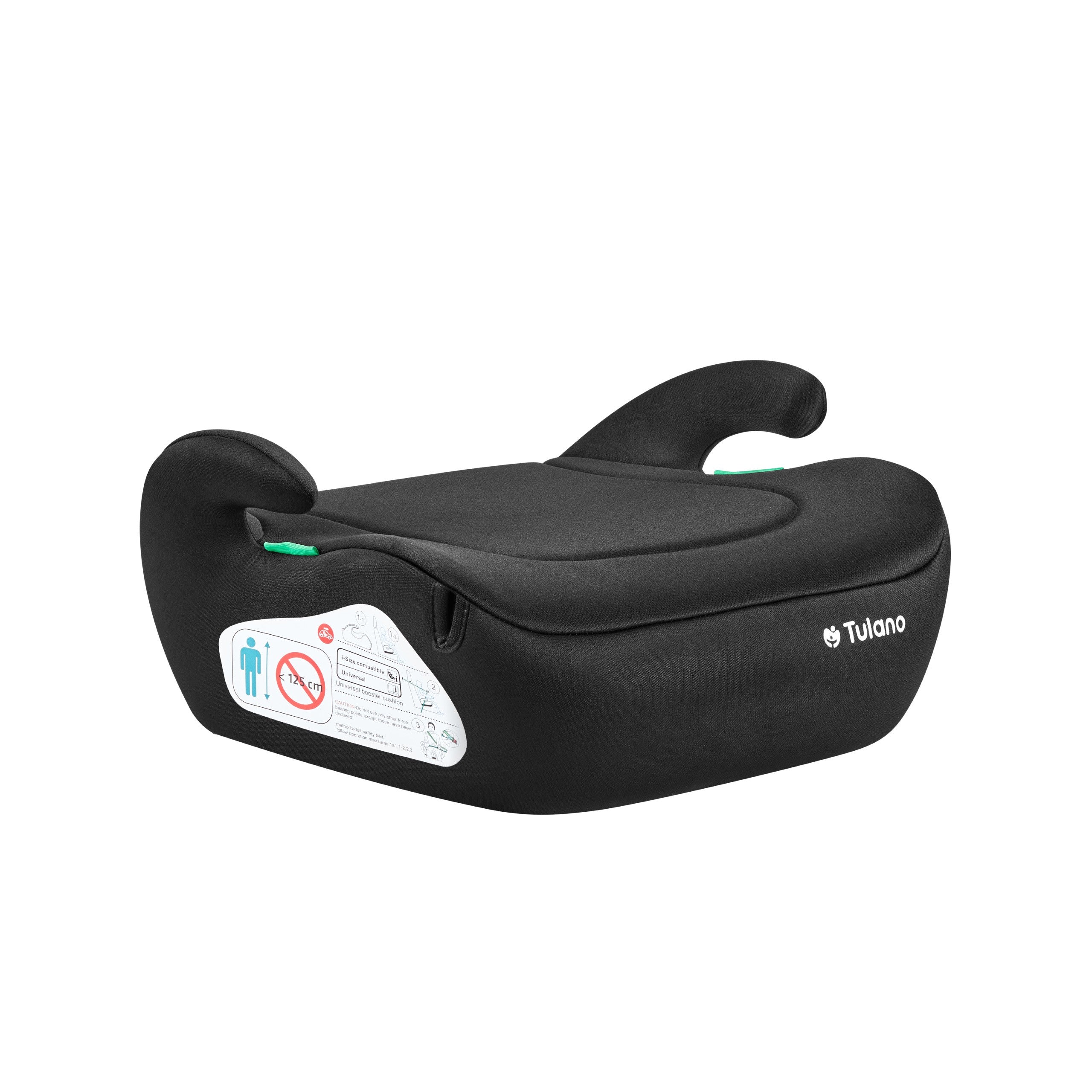 Detská autosedačka s podstavcom Tulano Cabby 20 Black 125–150 cm I-Size