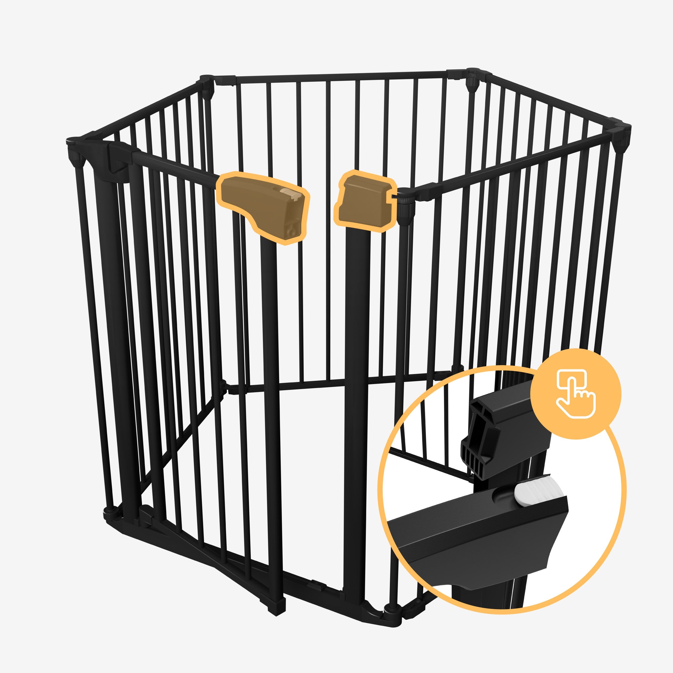 Detská zábrana Tulano Guardian 6.0 Black
