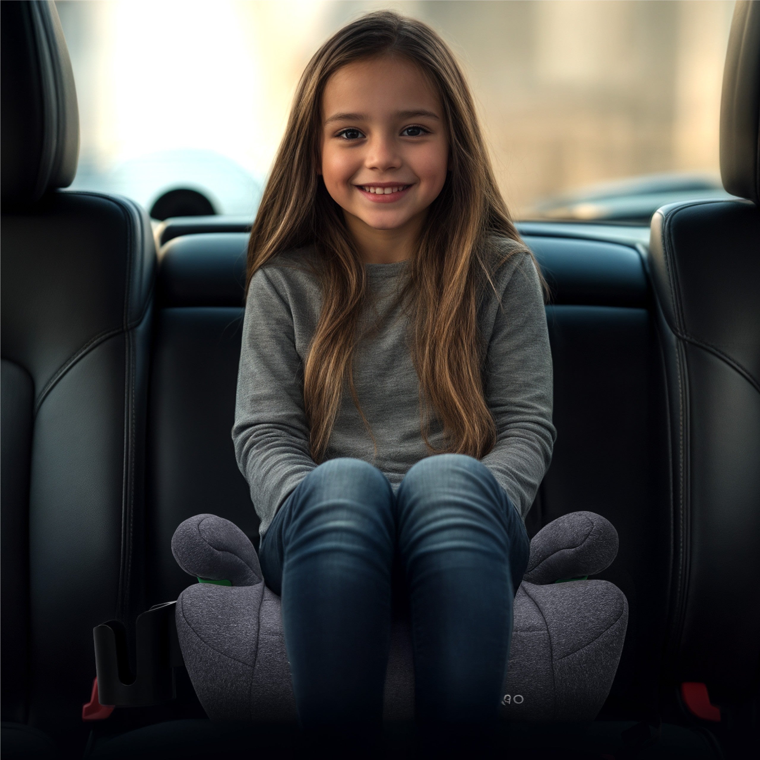 Detská autosedačka s podstavcom Tulano Cabby 25 Grey 125–150 cm I-Size