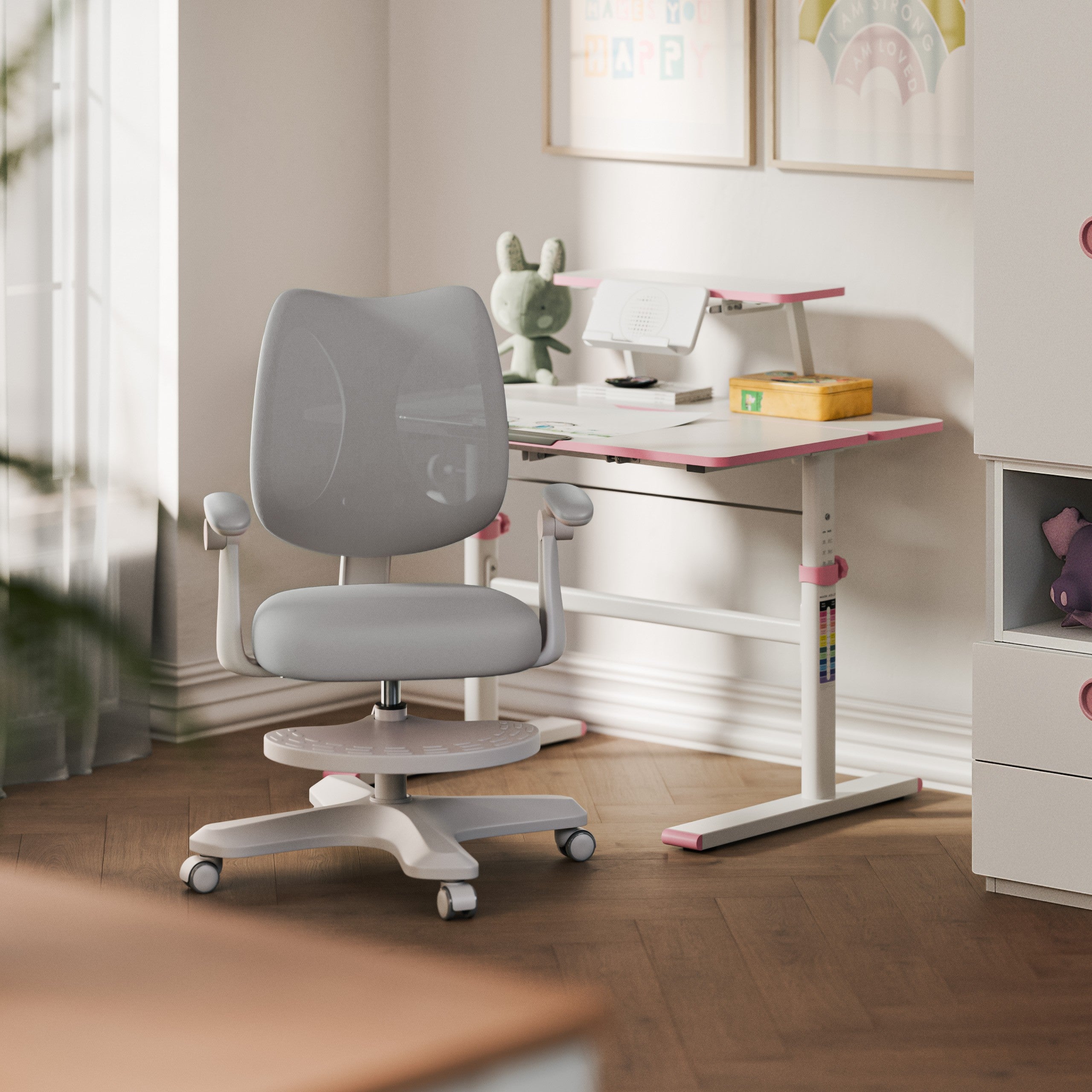 Ergonomické detské kreslo Mark Adler Junior 4.6 Grey