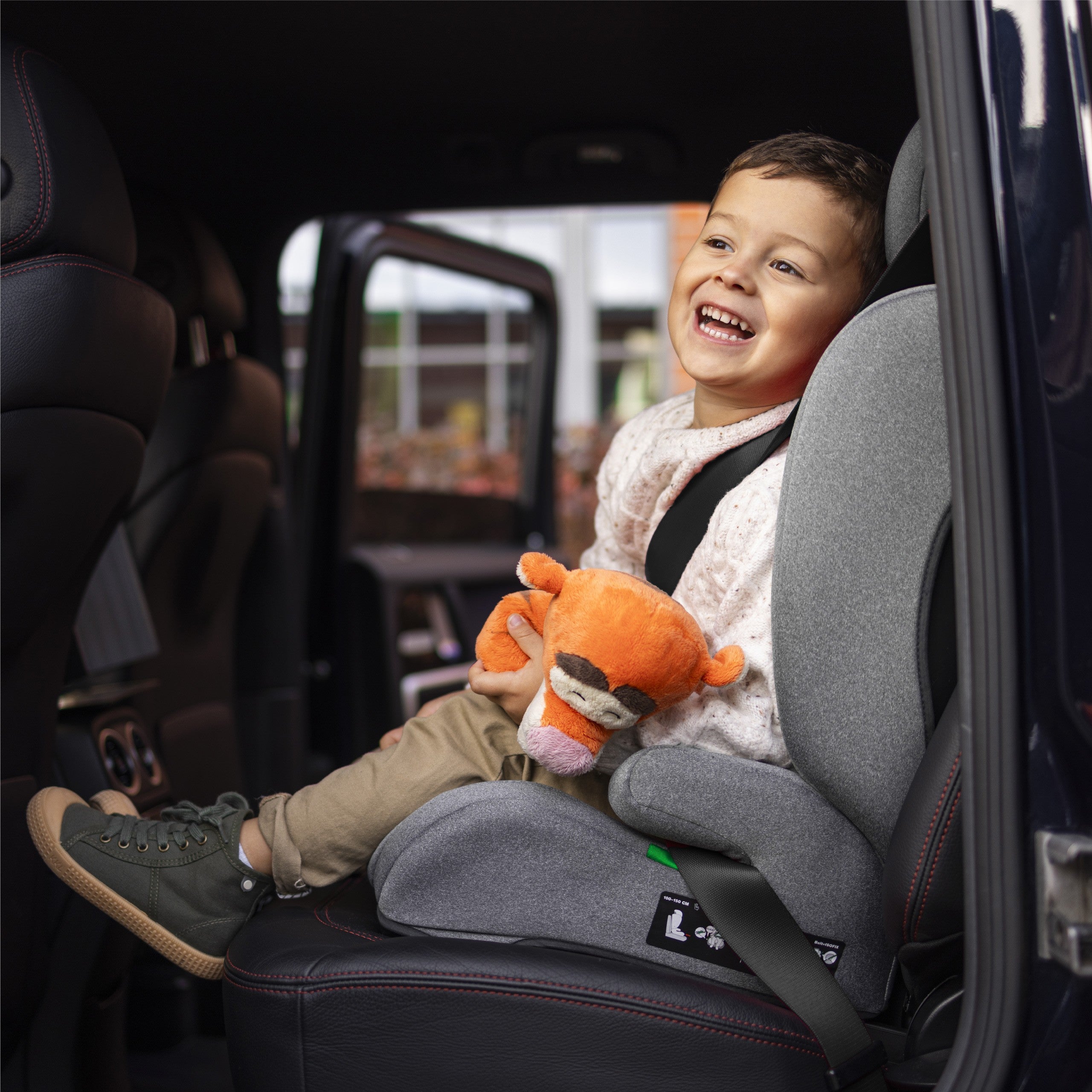 Detská autosedačka Tulano Joy 35 Grey ISOFIX 100–150 cm I-Size