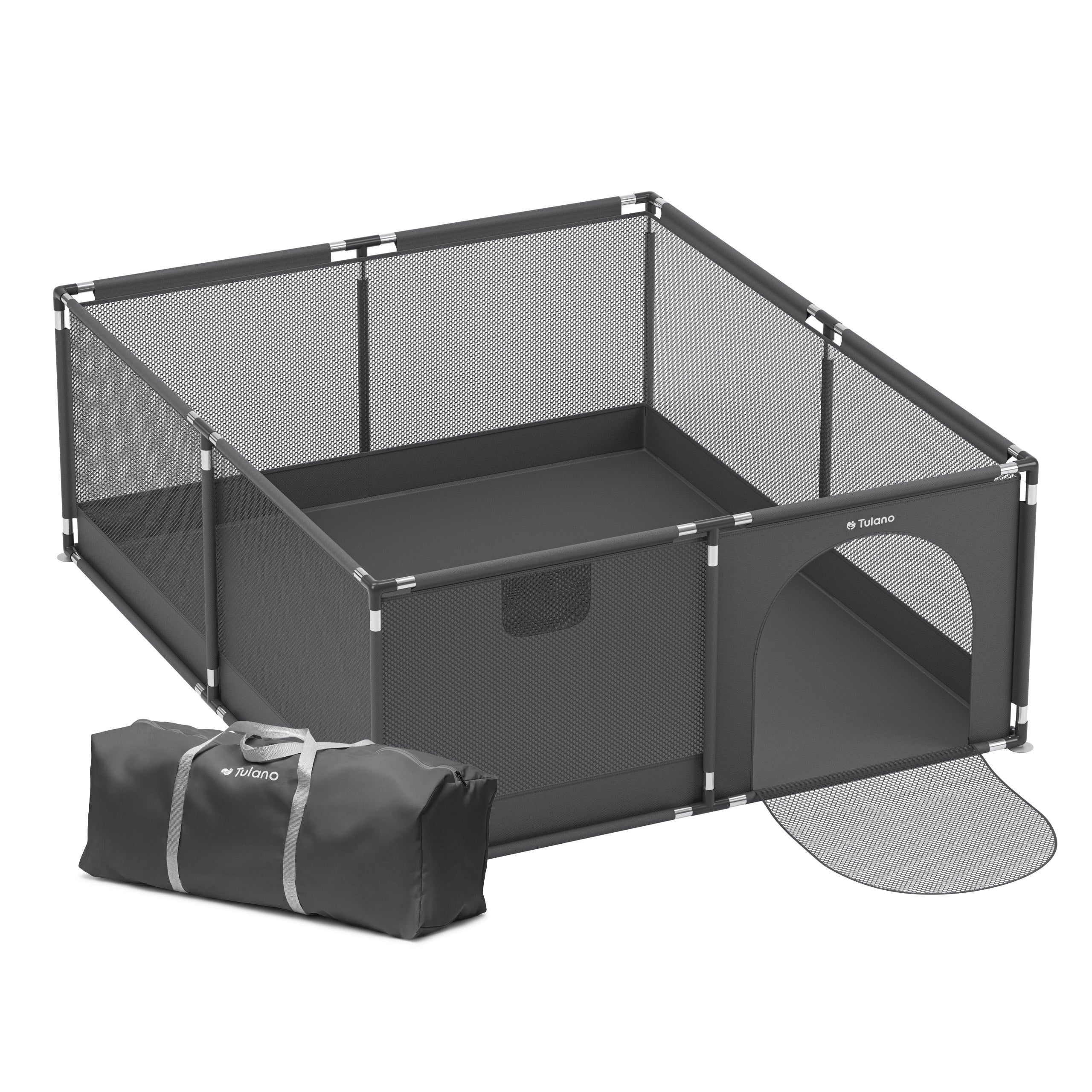 Detský ohrádka Tulano Cozy 25 Graphite – 150 cm
