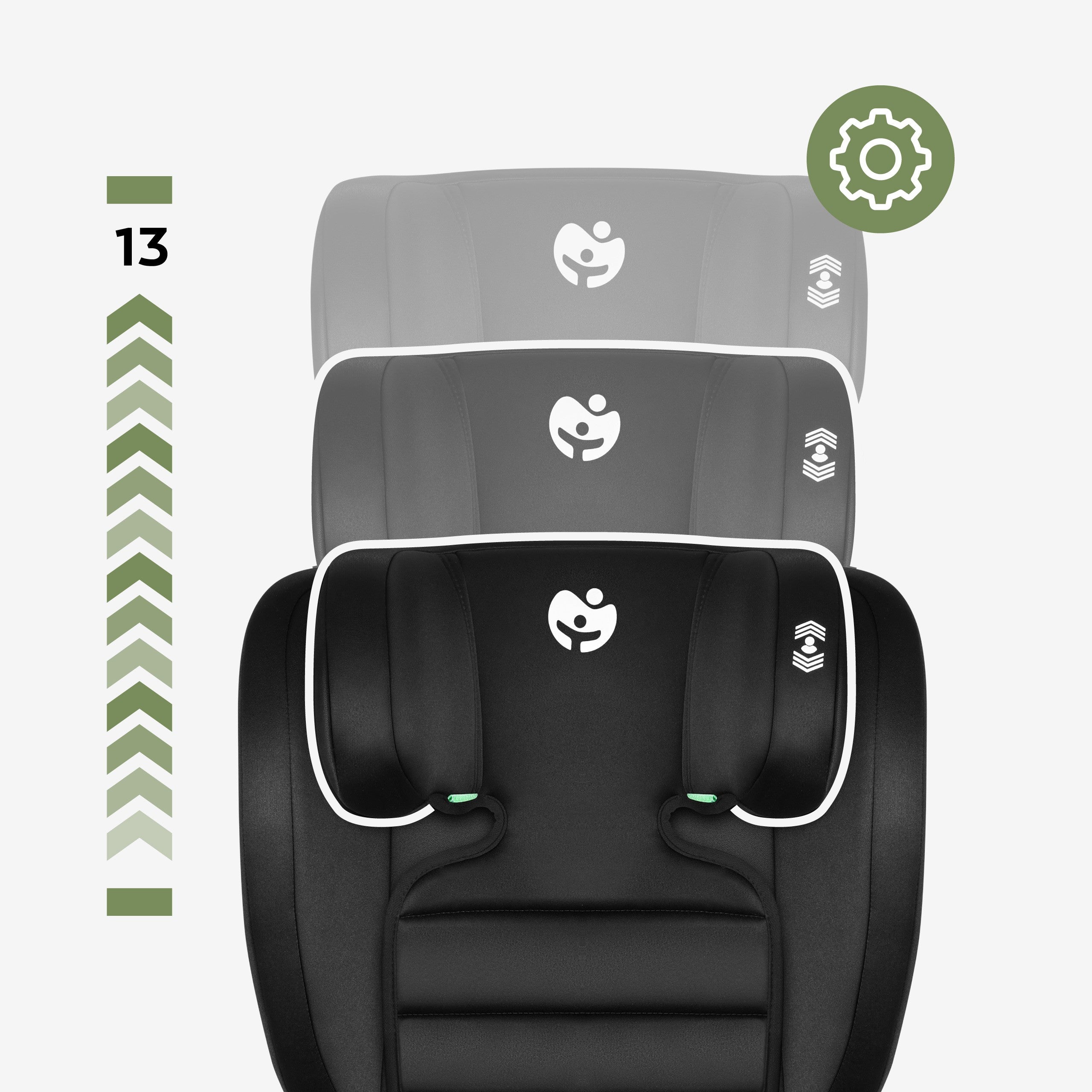 Detská autosedačka Tulano Joy 25 Black 100–150 cm I-size