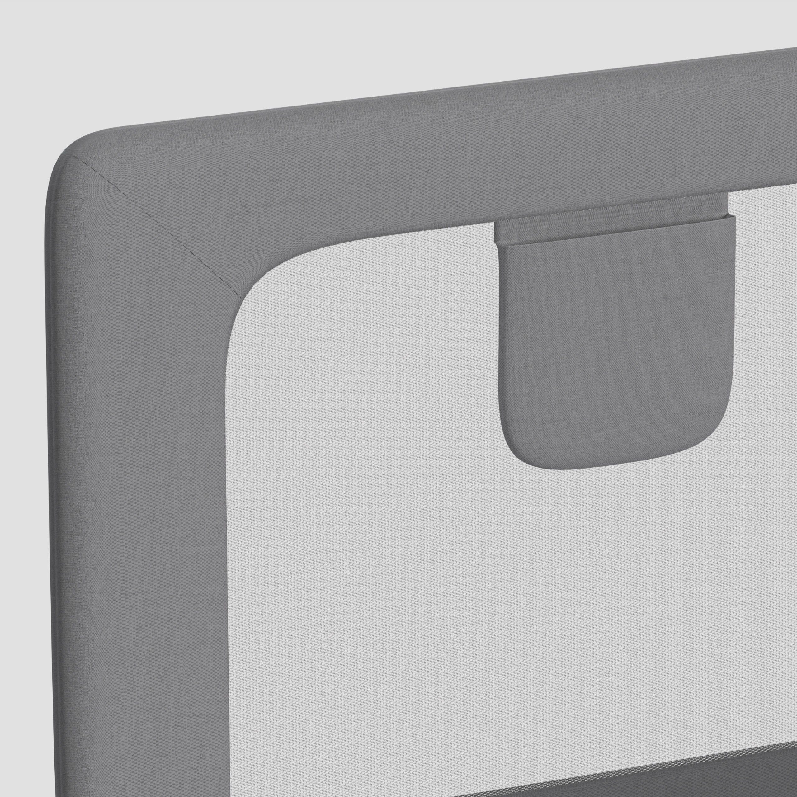 Ochranná zábrana k posteli 150 cm Tulano Cover 25 Grey