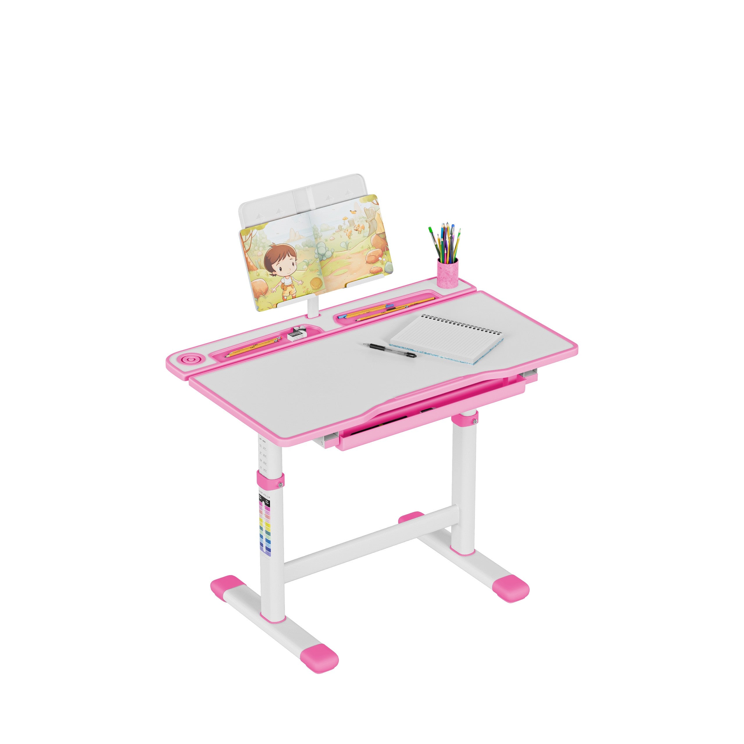 Ergonomický detský stôl Mark Adler Study 3.0 Pink 66 cm