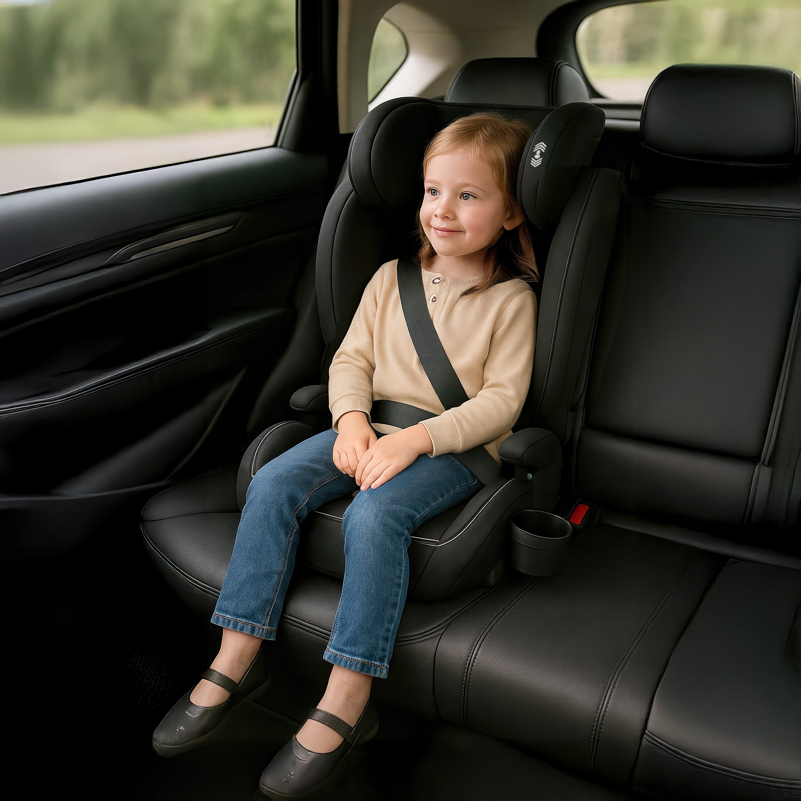 Detská autosedačka Tulano Joy 25 Black 100–150 cm I-size