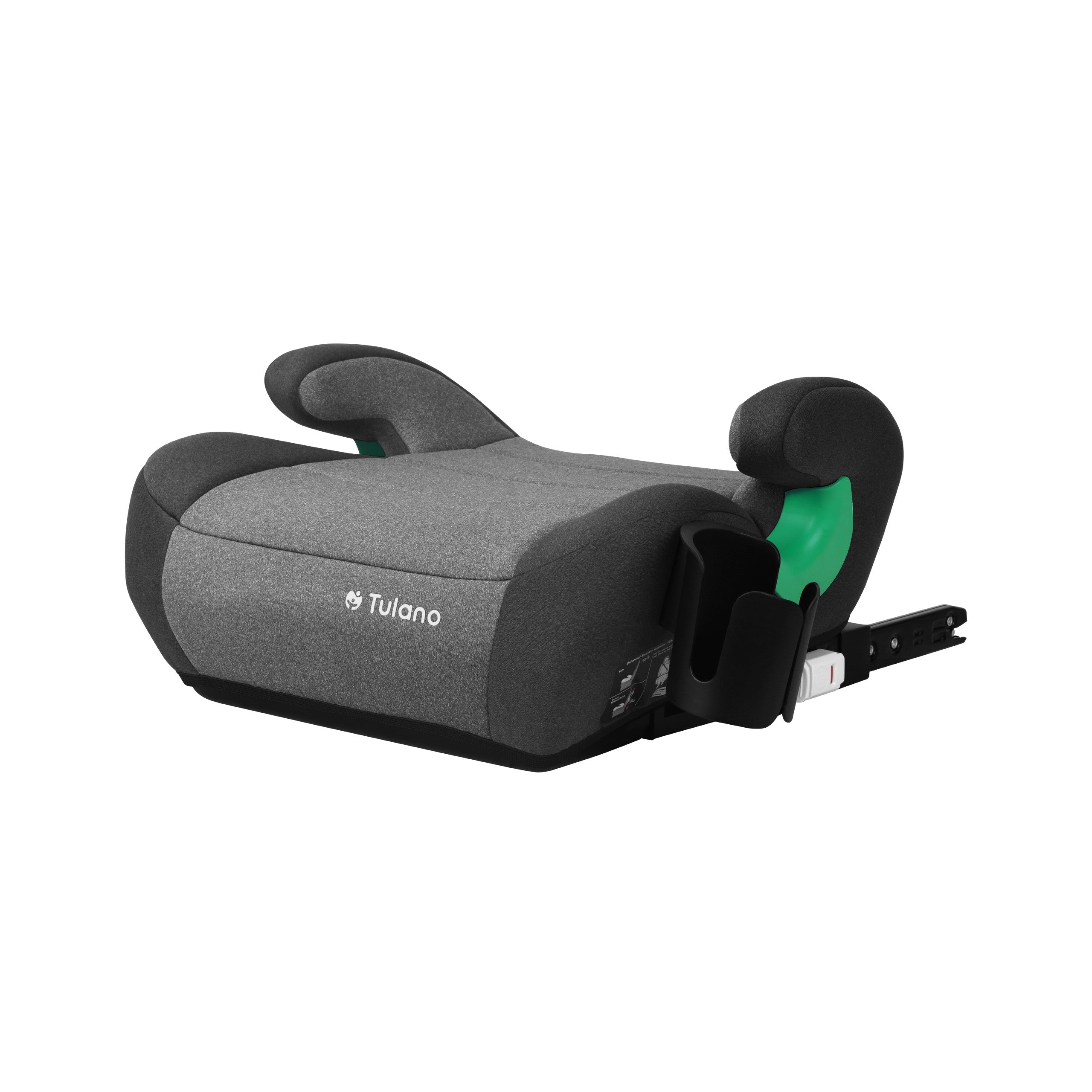 Detská autosedačka Tulano Cabby 35 Grey s podstavcom, ISOFIX, 125–150 cm, I-Size