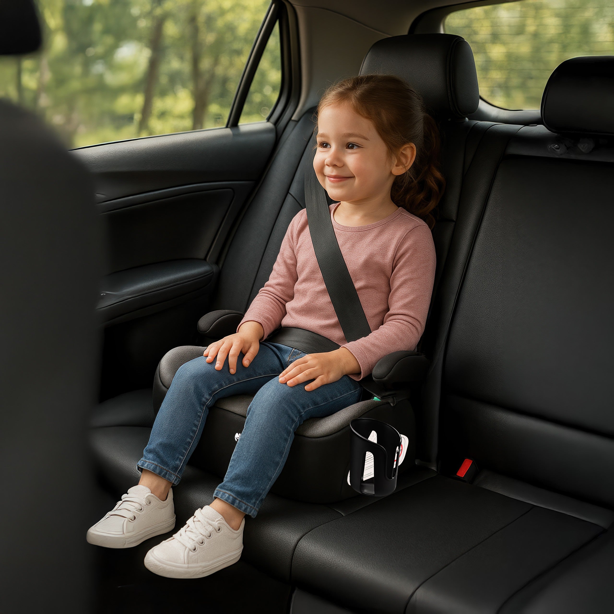 Detská autosedačka s podstavcom Tulano Cabby 20 Grey 125–150 cm I-Size