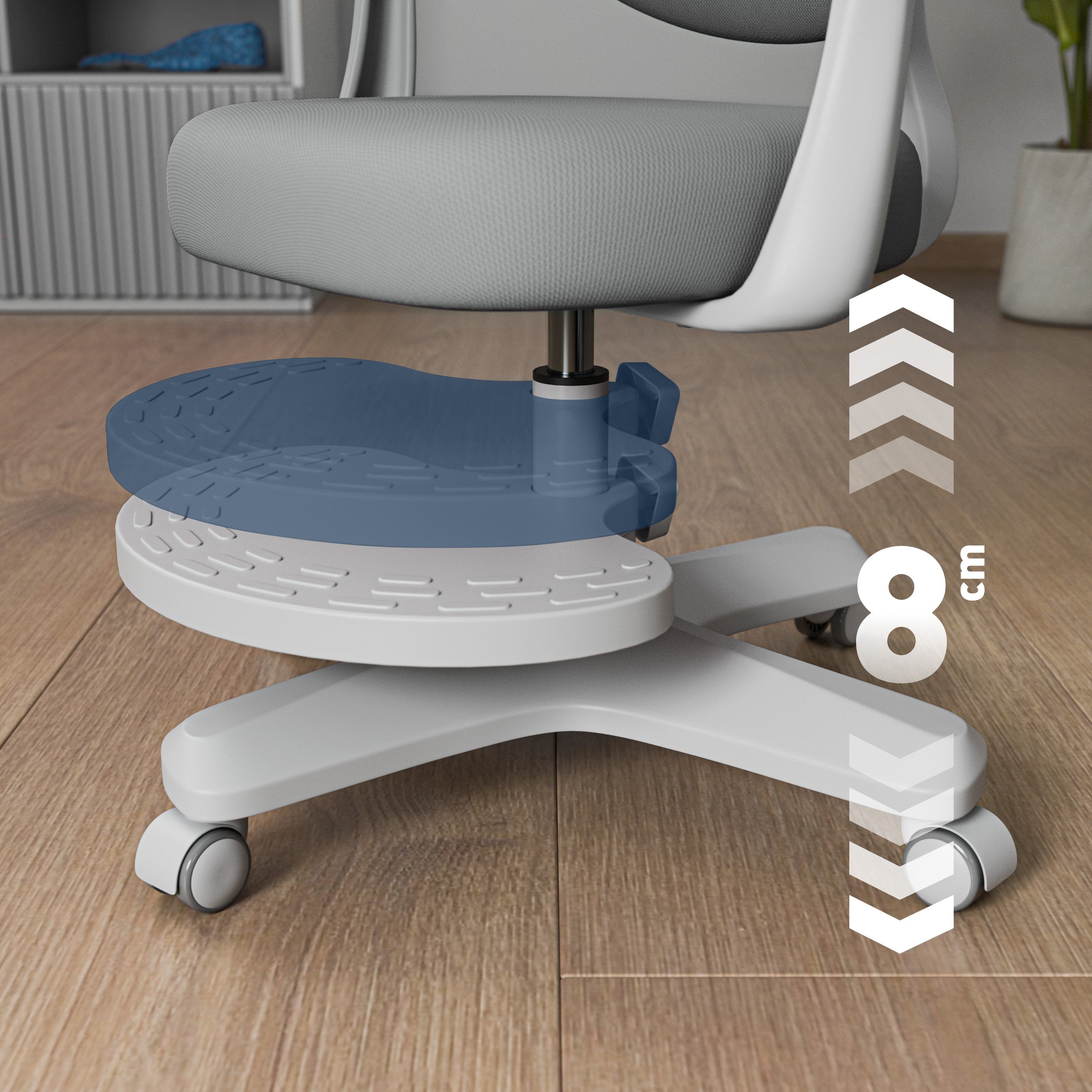 Ergonomické detské kreslo Mark Adler Junior 4.6 Grey