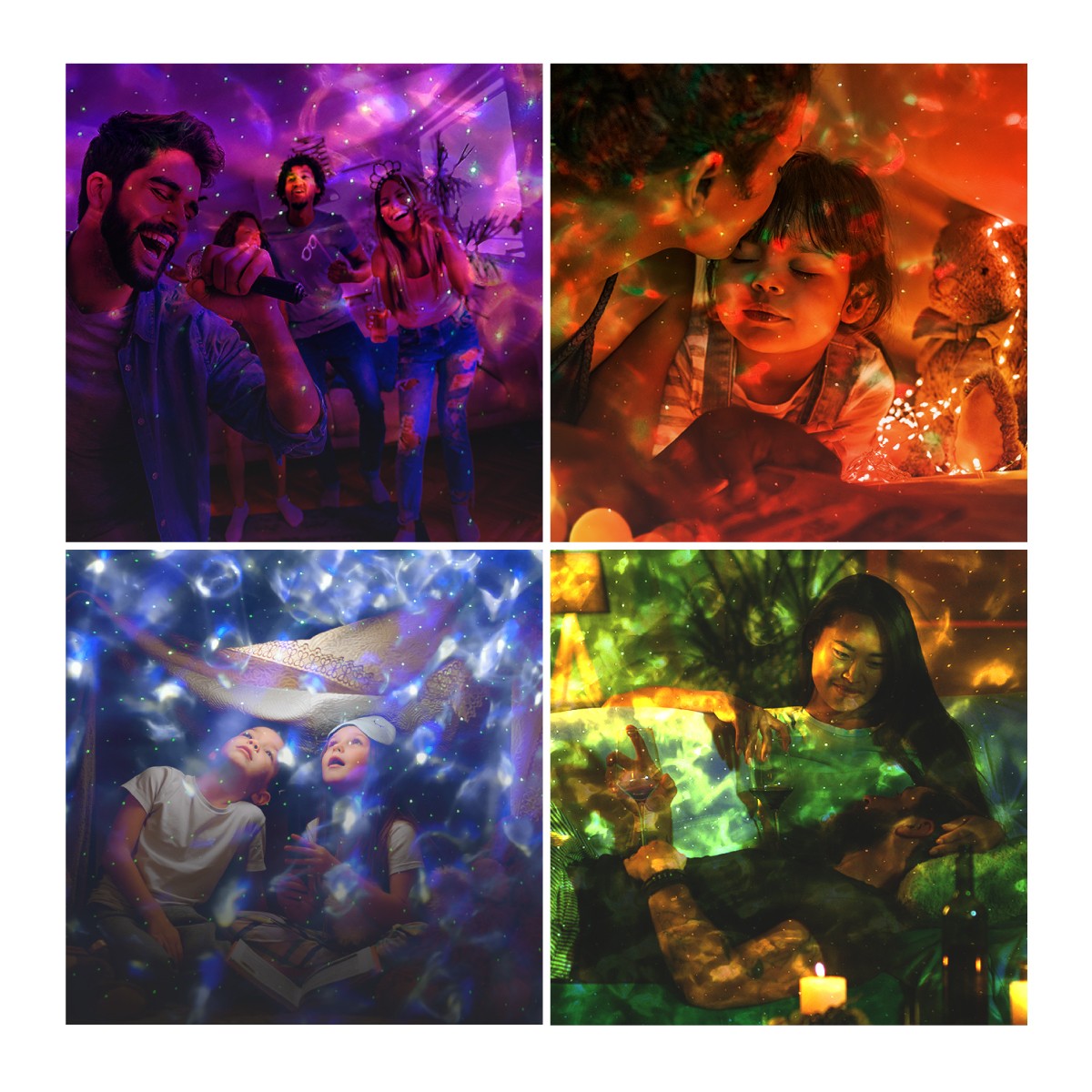 Hviezdny projektor VERTENZ Magic 10 White
