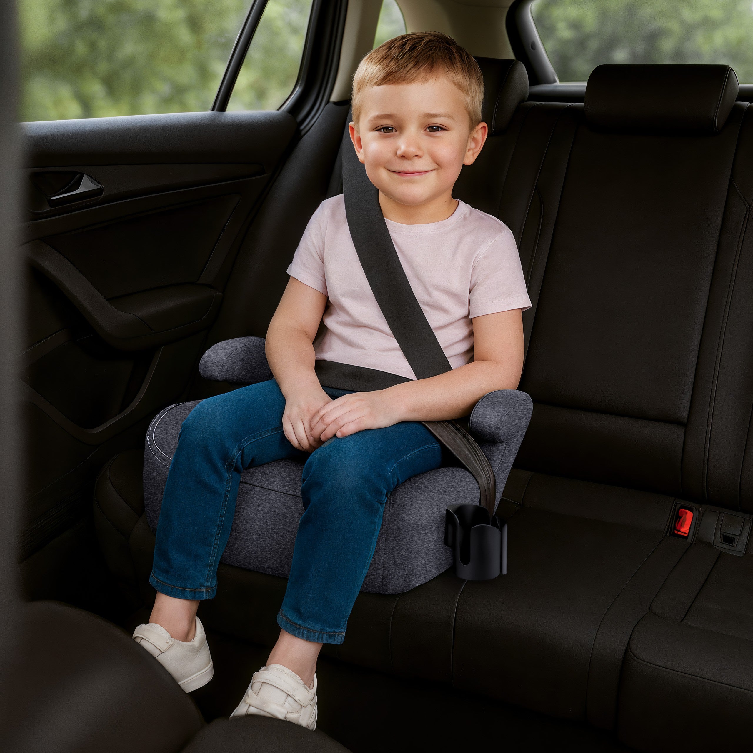 Detská autosedačka s podstavcom Tulano Cabby 25 Grey 125–150 cm I-Size