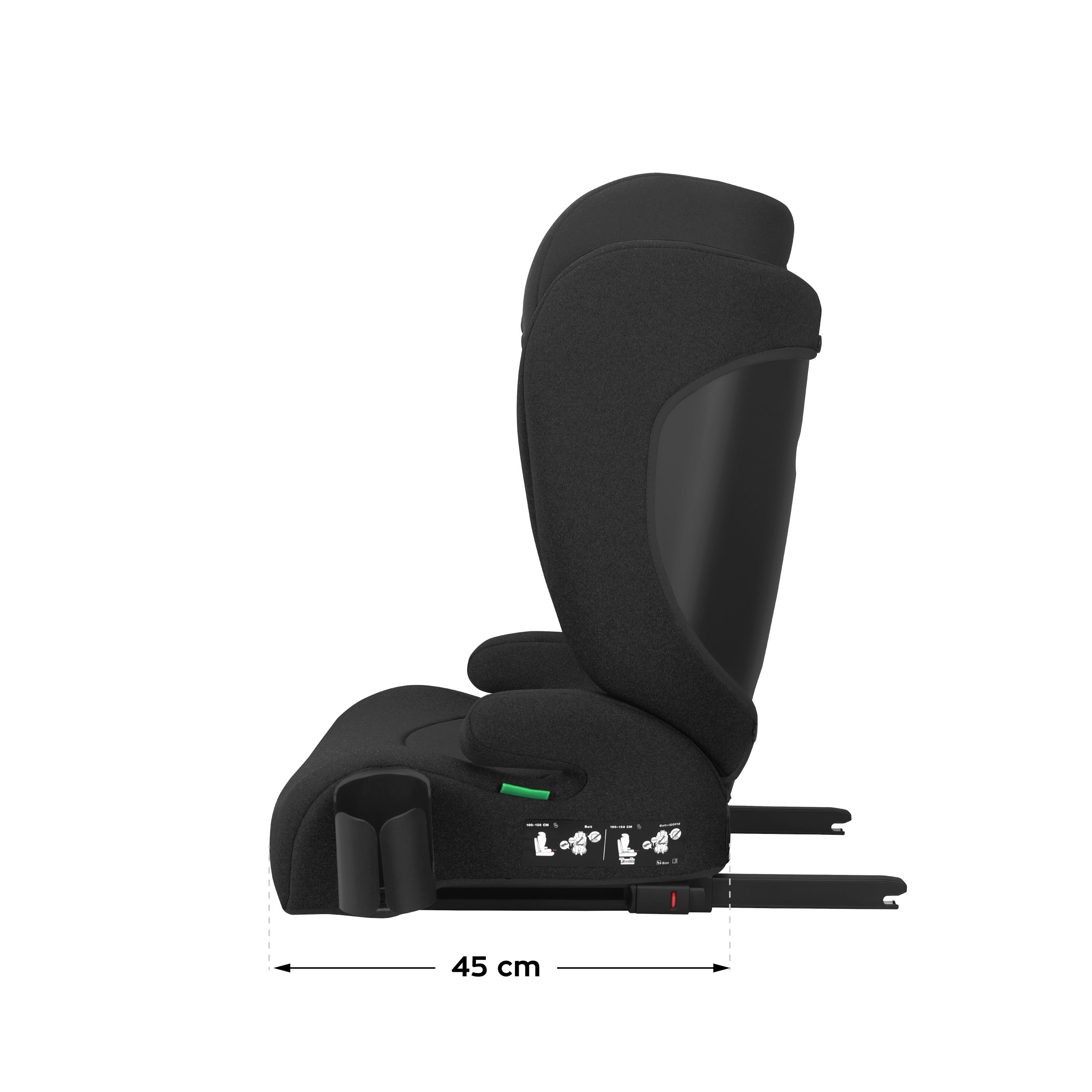 Detská autosedačka Tulano Joy 35 Black ISOFIX 100–150 cm I-Size