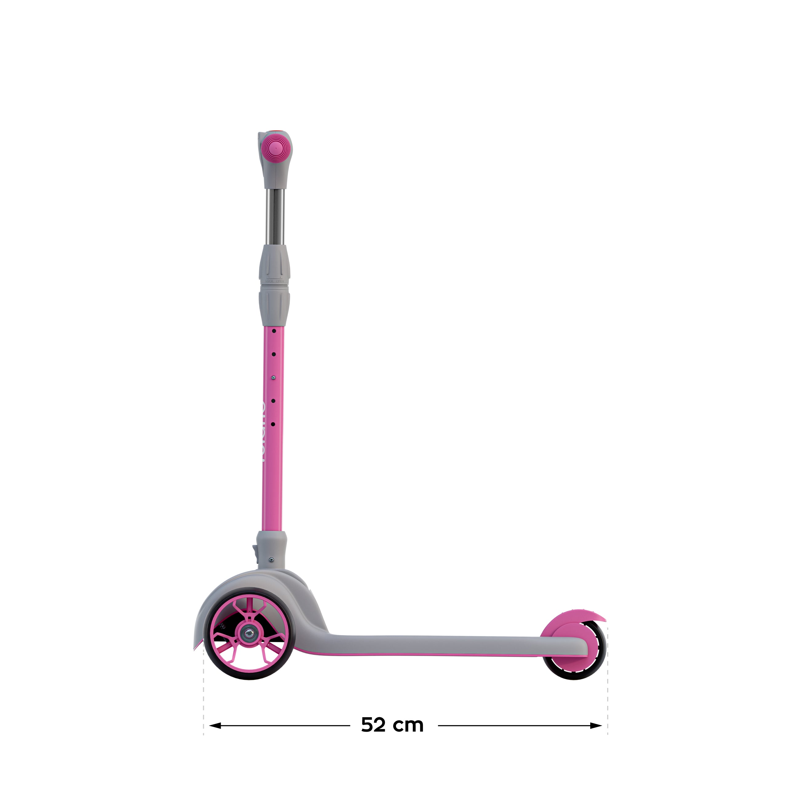 Detský kolobežka s LED osvetlením Rookie 15 Pink