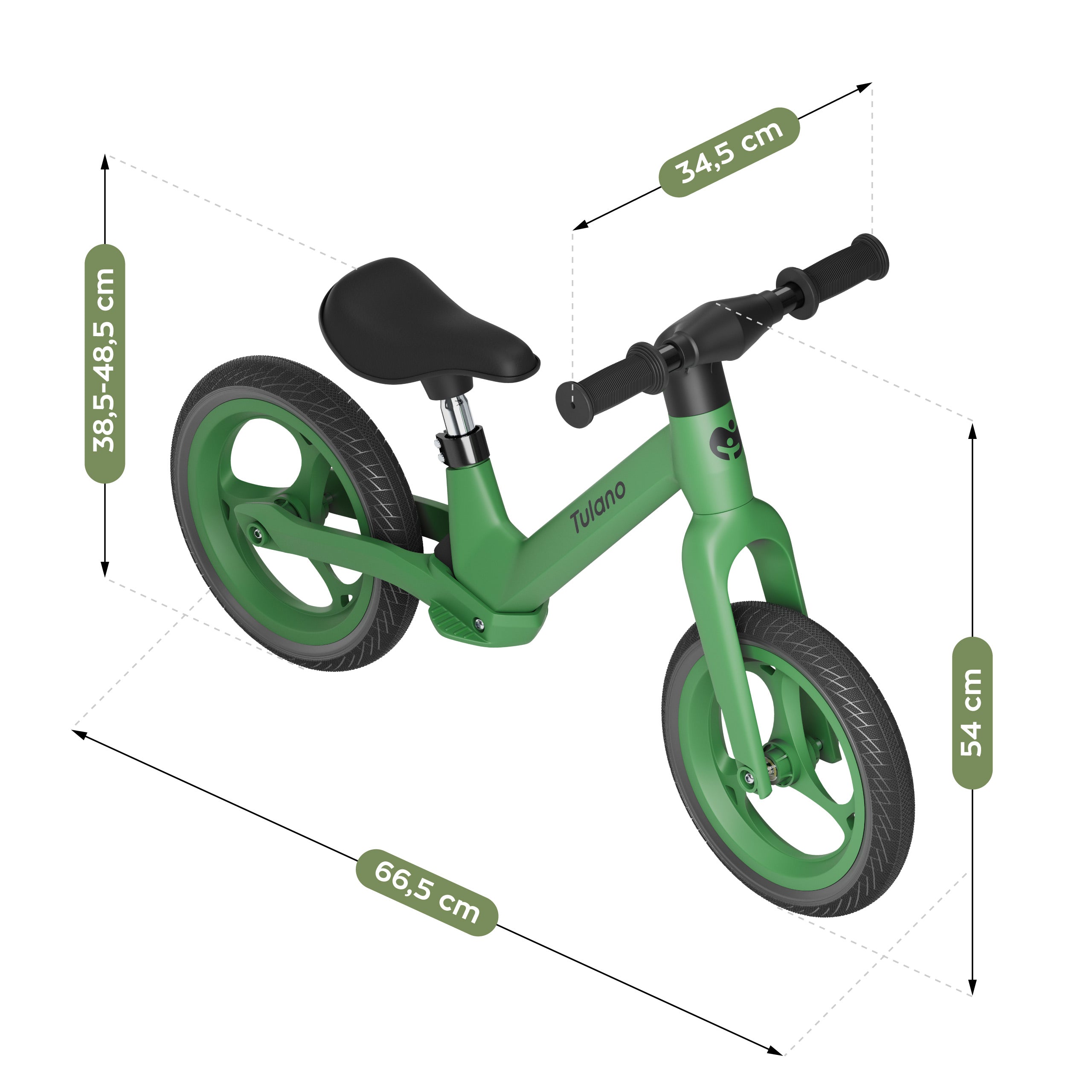 Bežecký bicykel Tulano Route 45 Green