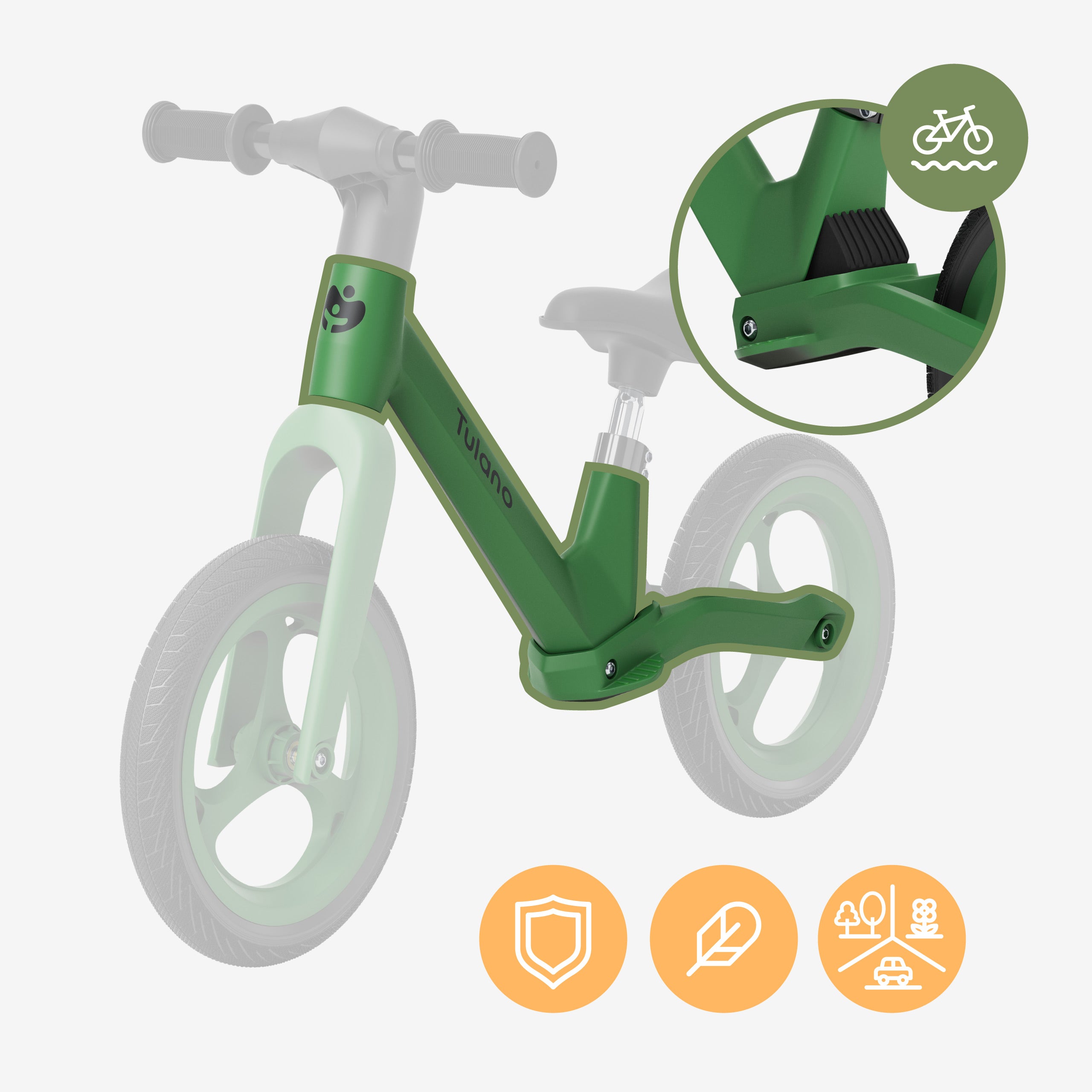 Bežecký bicykel Tulano Route 45 Green