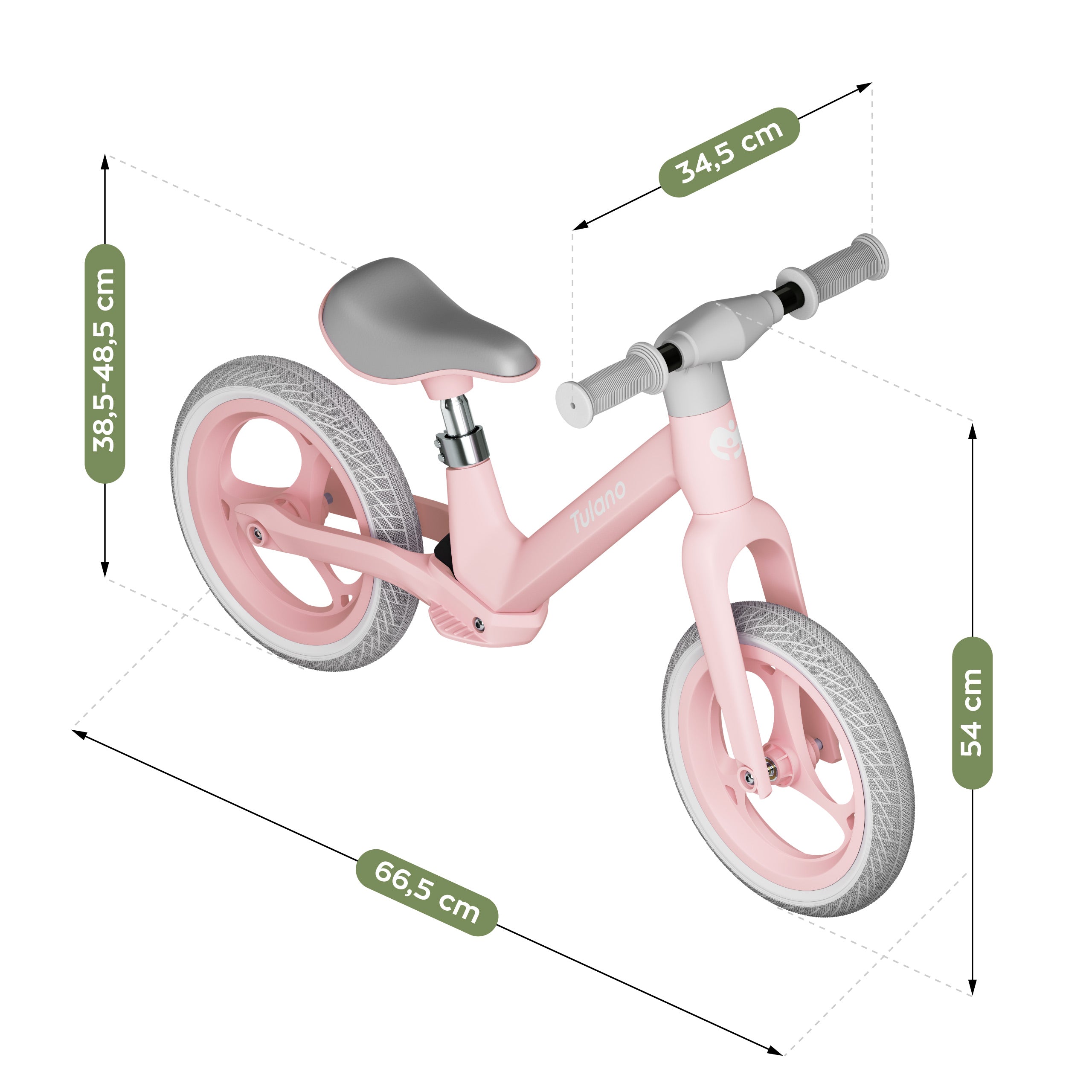 Bežecký bicykel Tulano Route 45 Pink