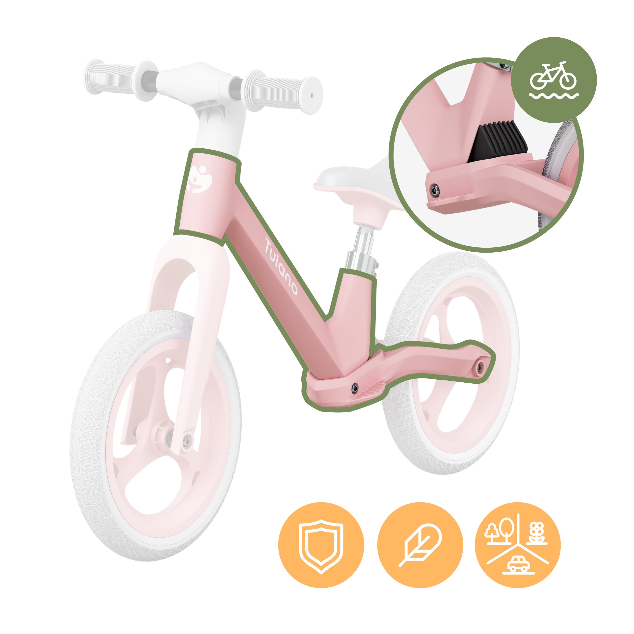 Bežecký bicykel Tulano Route 45 Pink