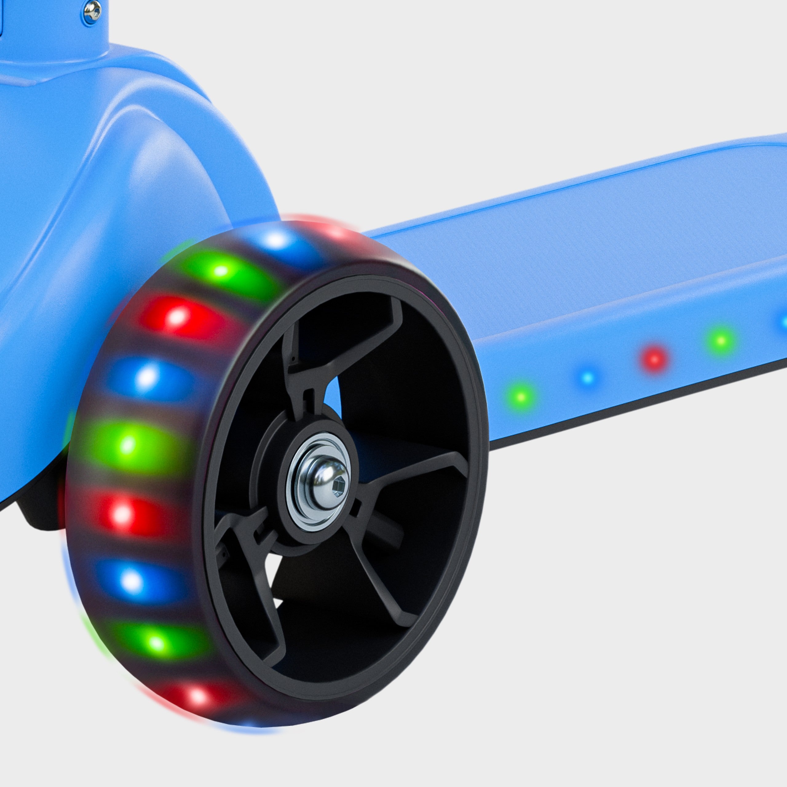 Detský kolobežka s LED osvetlením Rookie 15 Blue