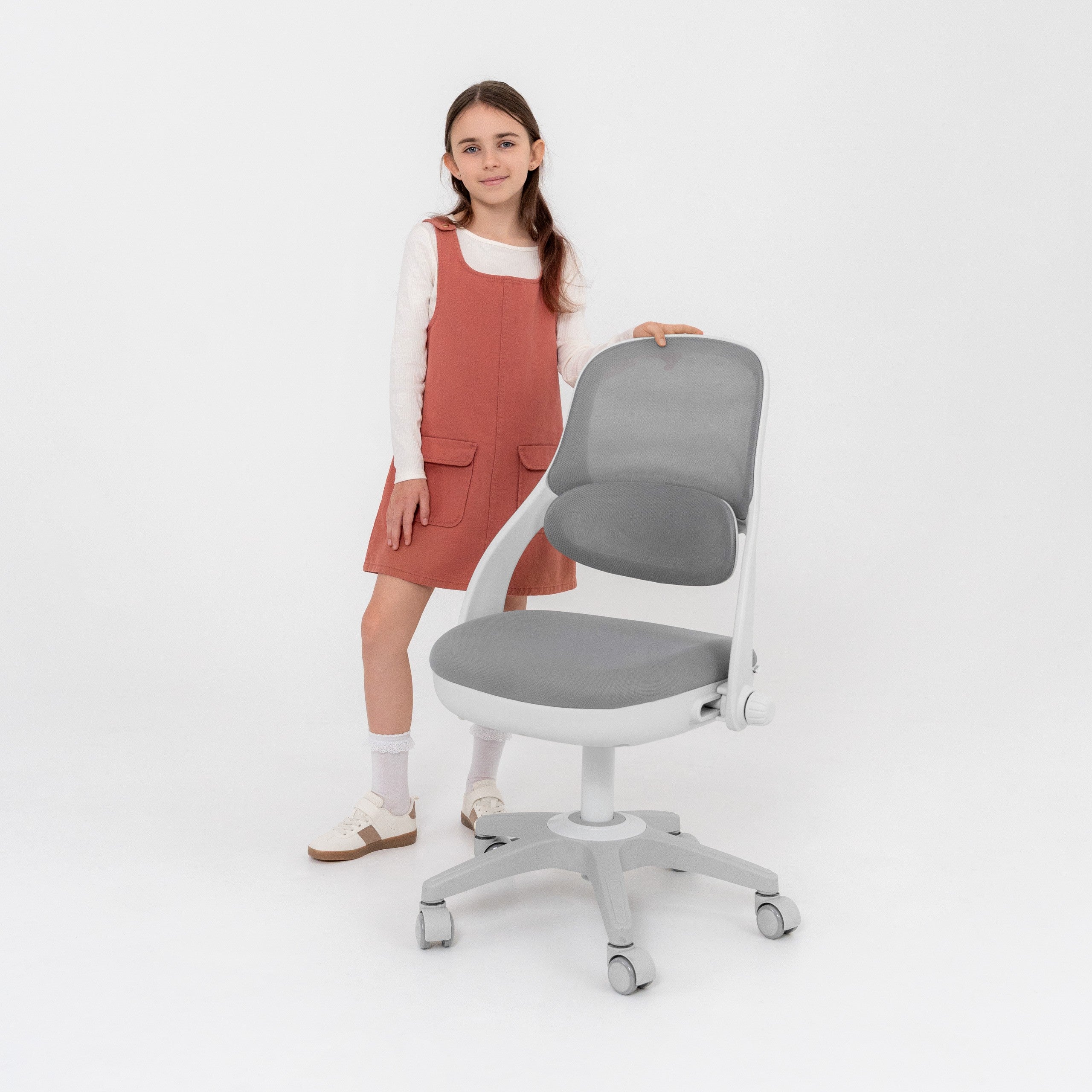 Detské otočné kreslo Mark Adler Junior 4.7 Grey