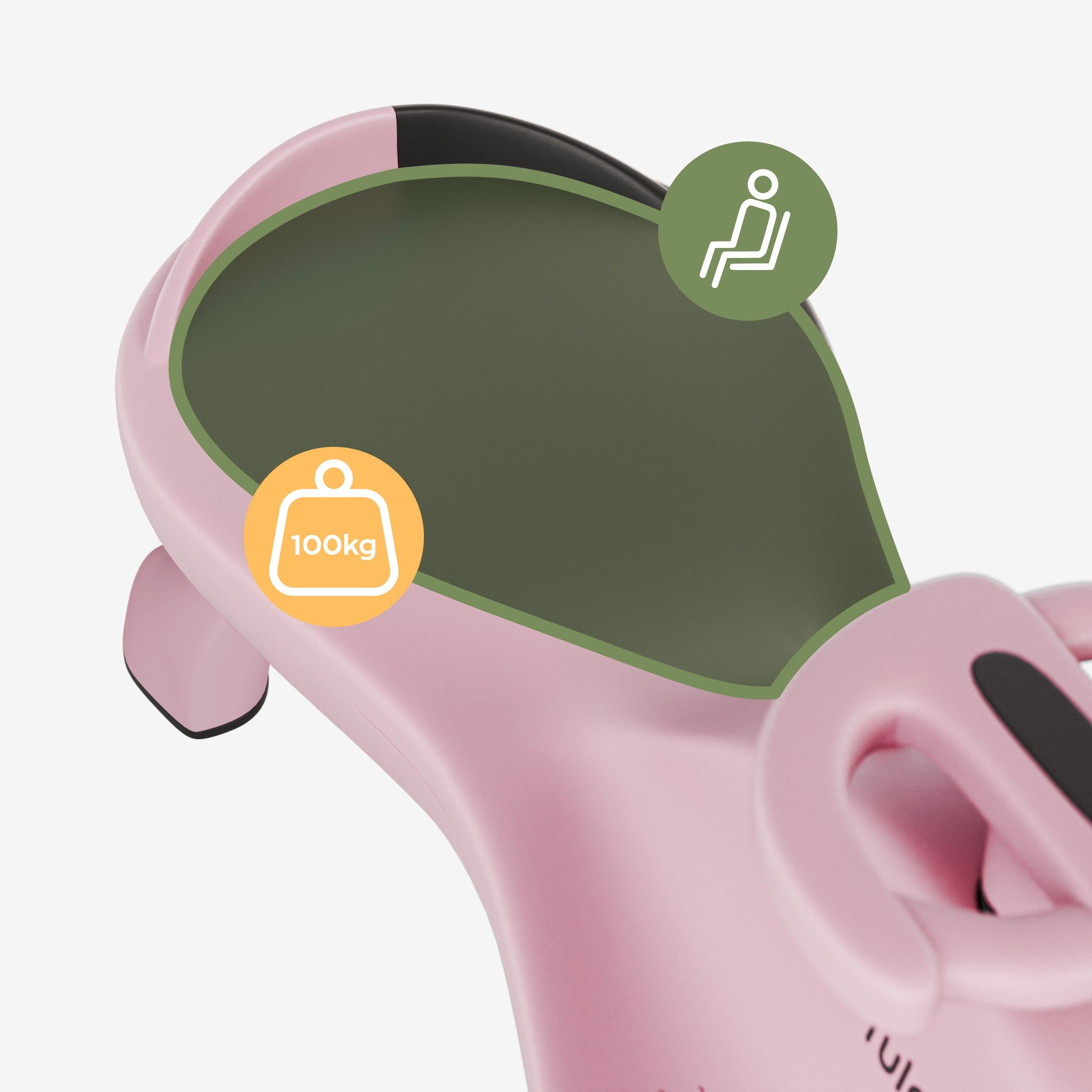 Detská gravitačná jazda s LED osvetlením Tulano Focus 35 Pink