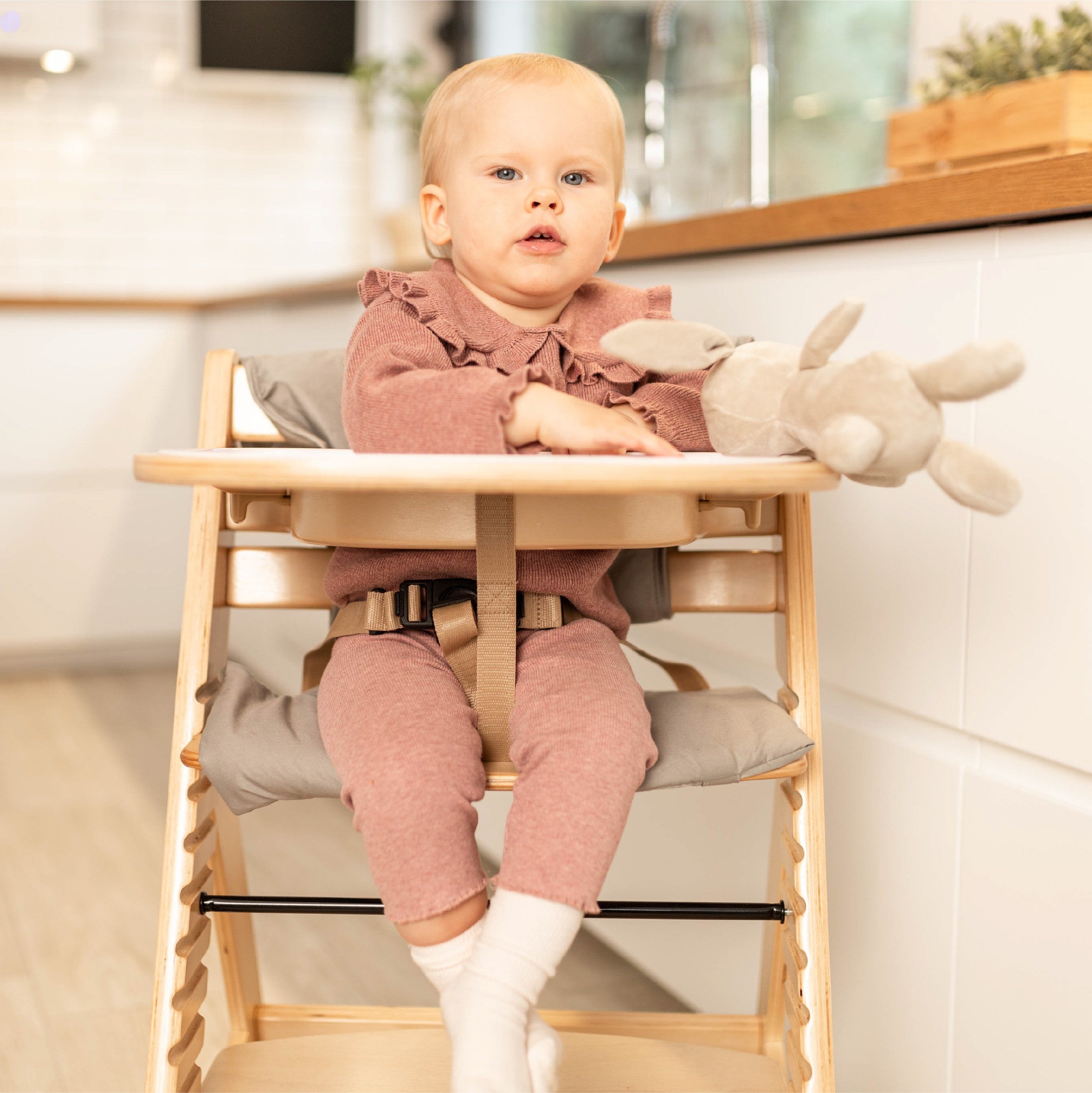 Drevená detská stolička Tulano Morsel 40 Natural