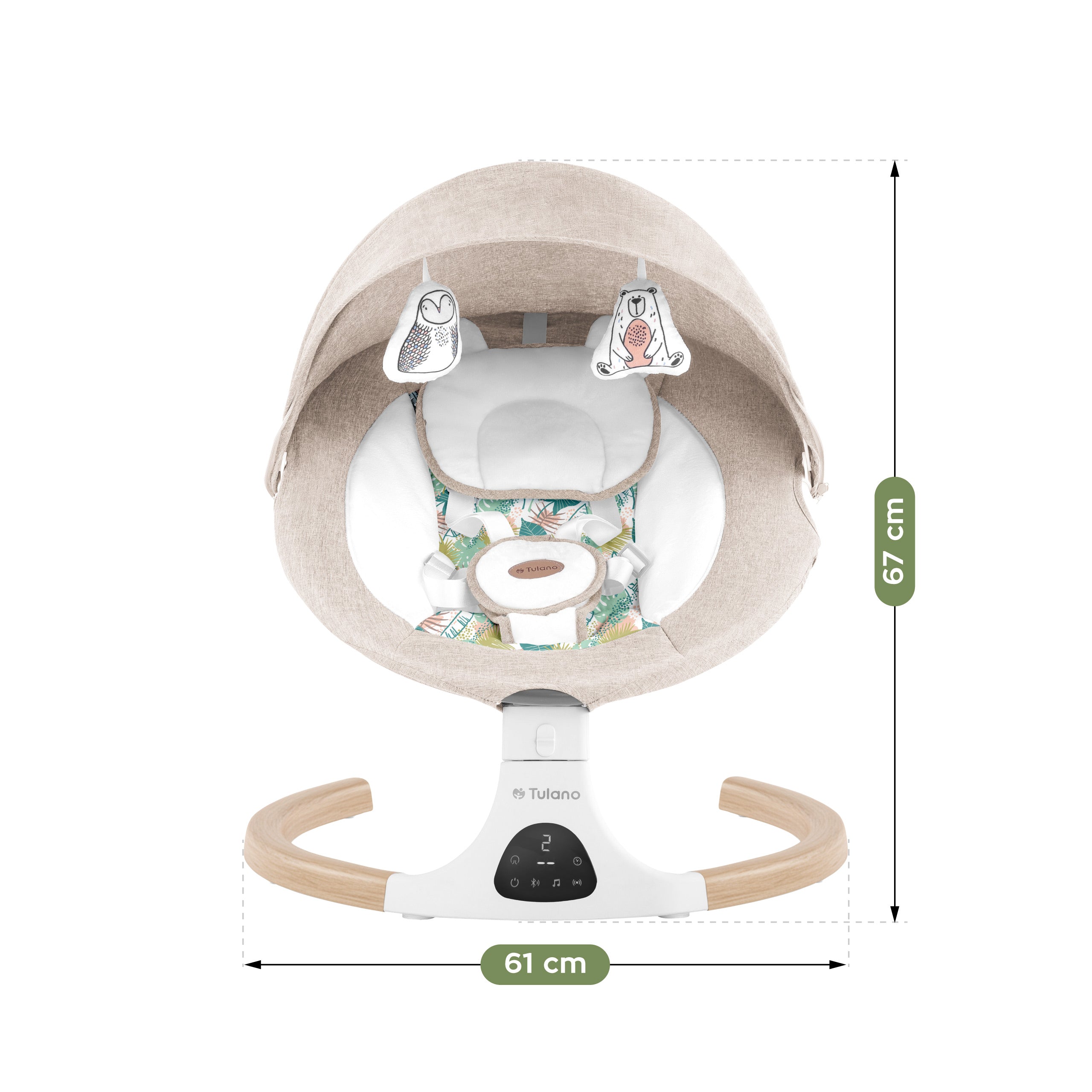 Elektronická hojdacia lehátka Tulano Astrid 35 Beige