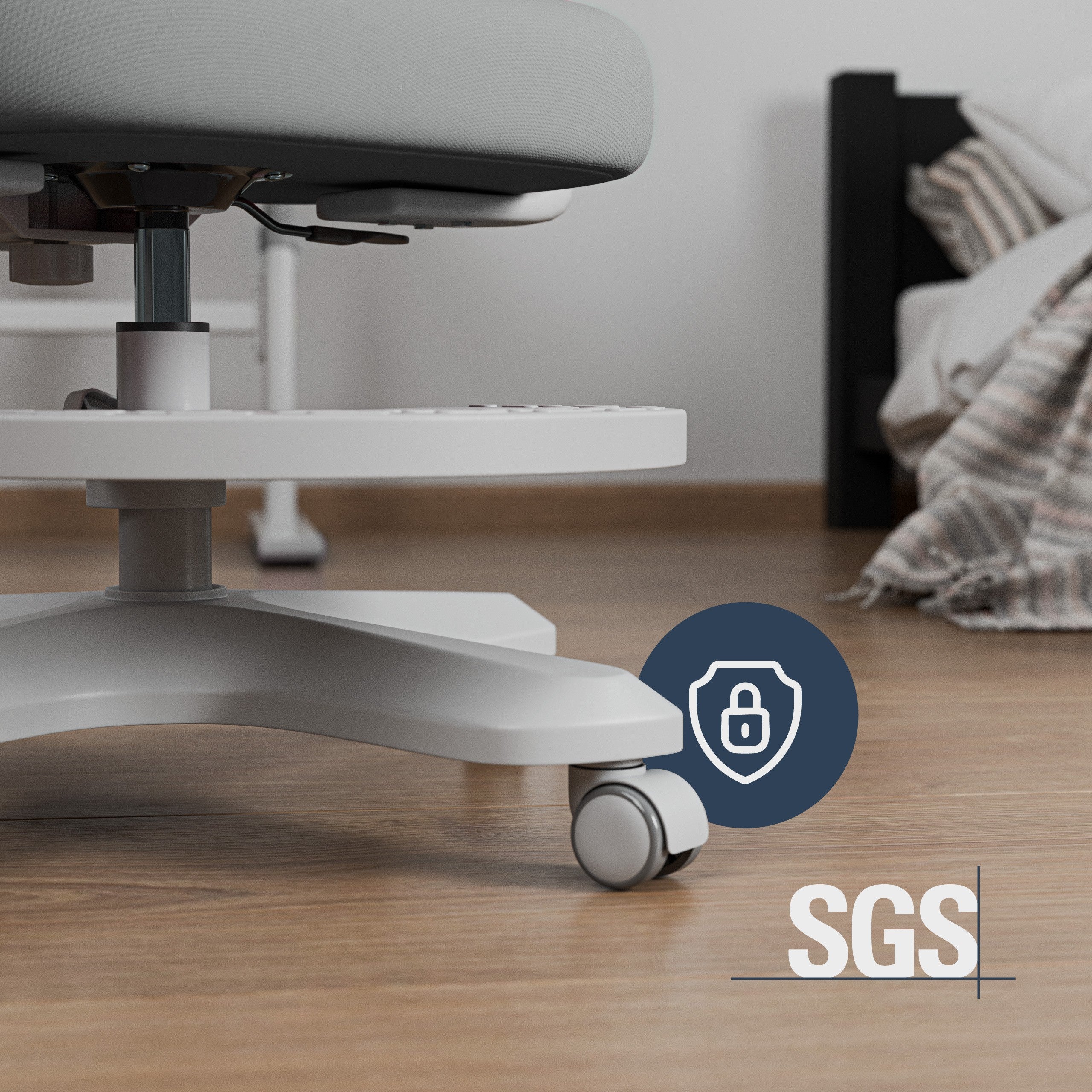 Ergonomické detské kreslo Mark Adler Junior 4.6 Grey