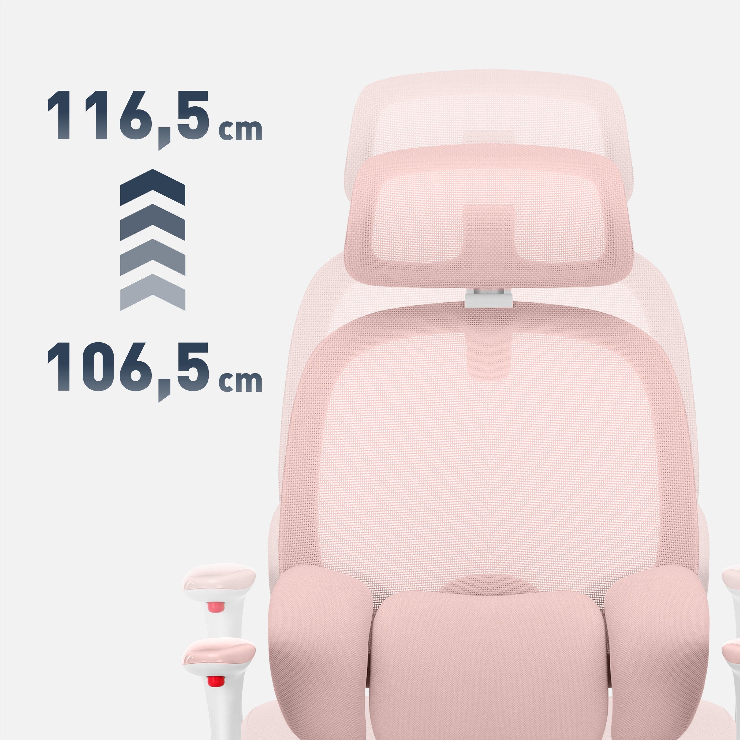 Ergonomické detské kreslo Mark Adler Junior 6.3 Pink