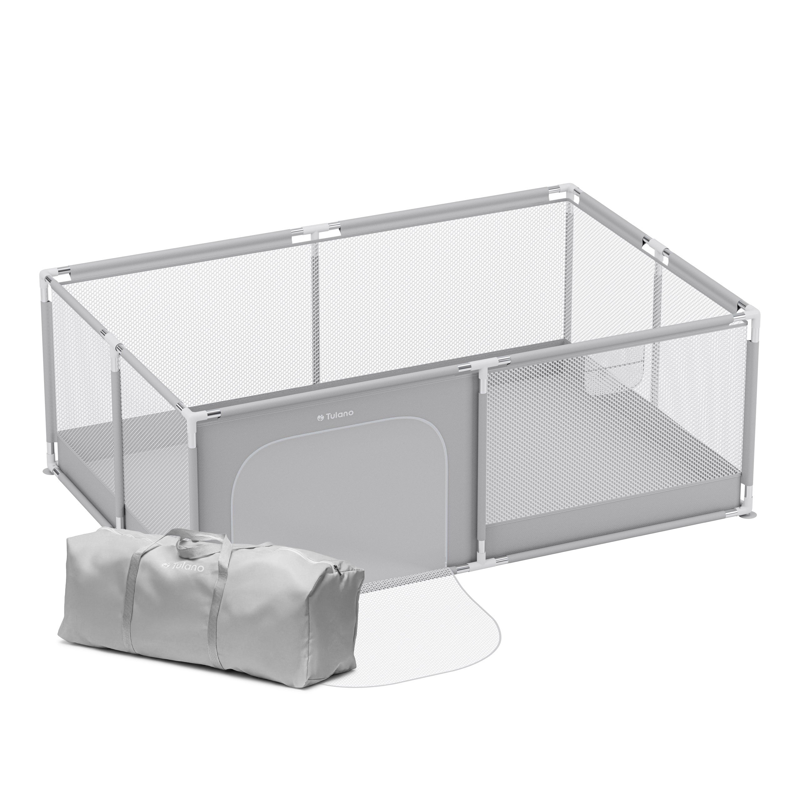 Detský ohrádka Tulano Cozy 22 Grey – 180 cm