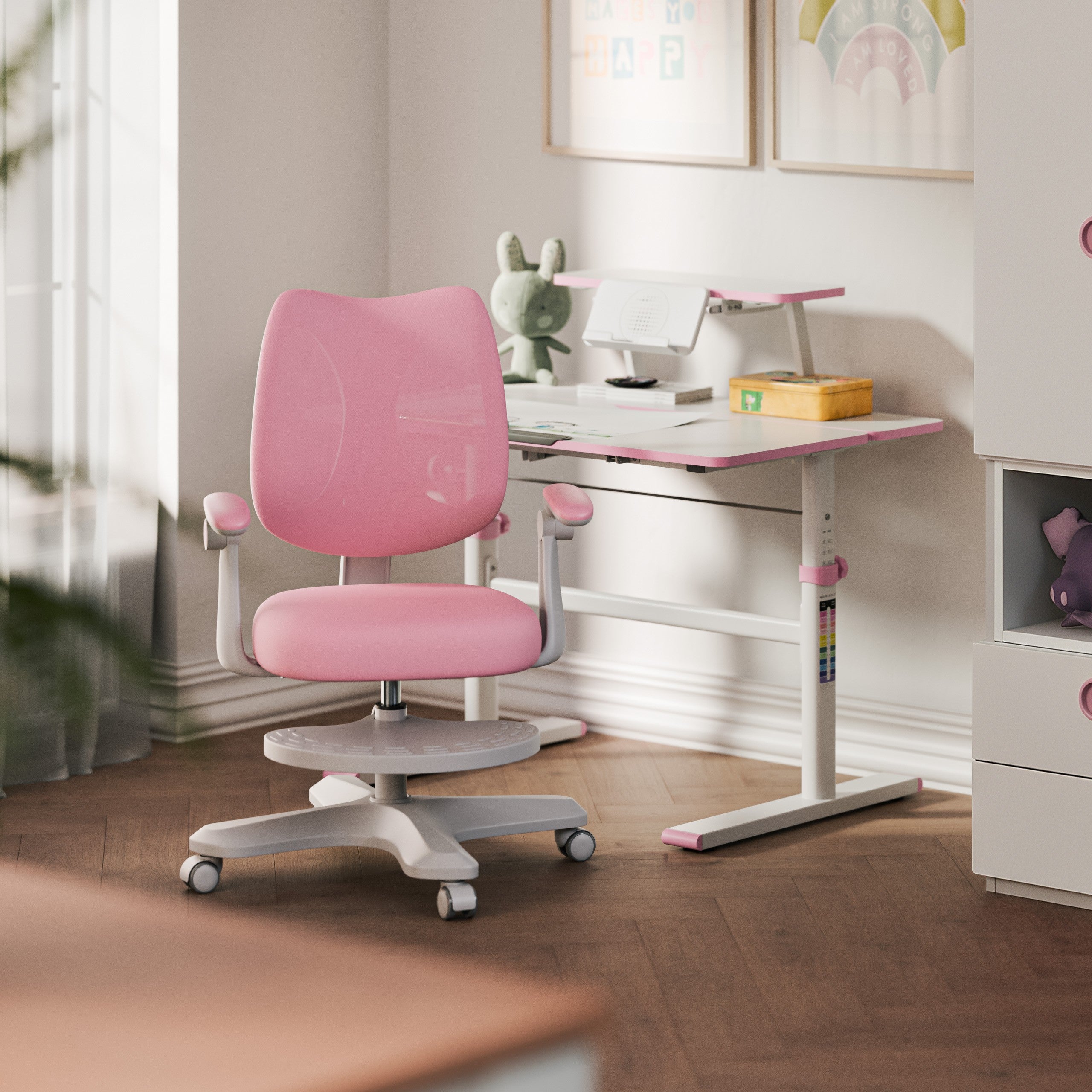 Ergonomické detské kreslo Mark Adler Junior 4.6 Pink