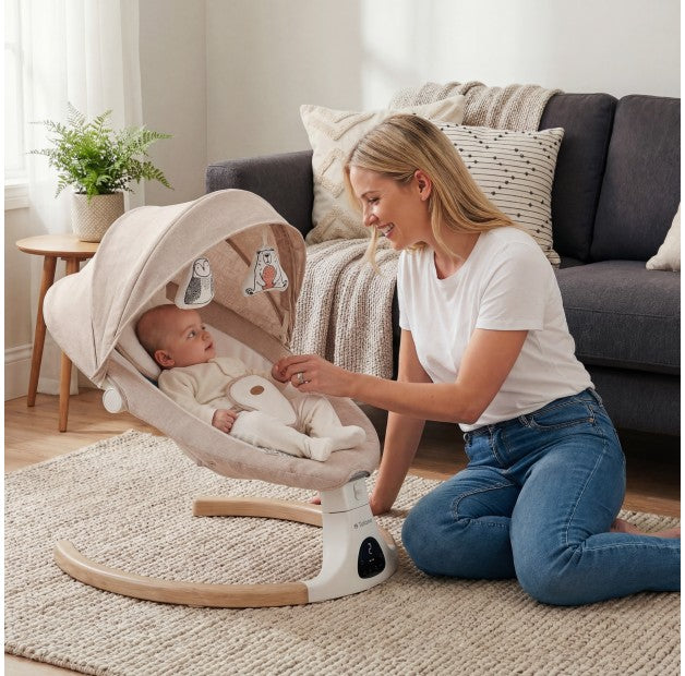 Elektronická hojdacia lehátka Tulano Astrid 35 Beige