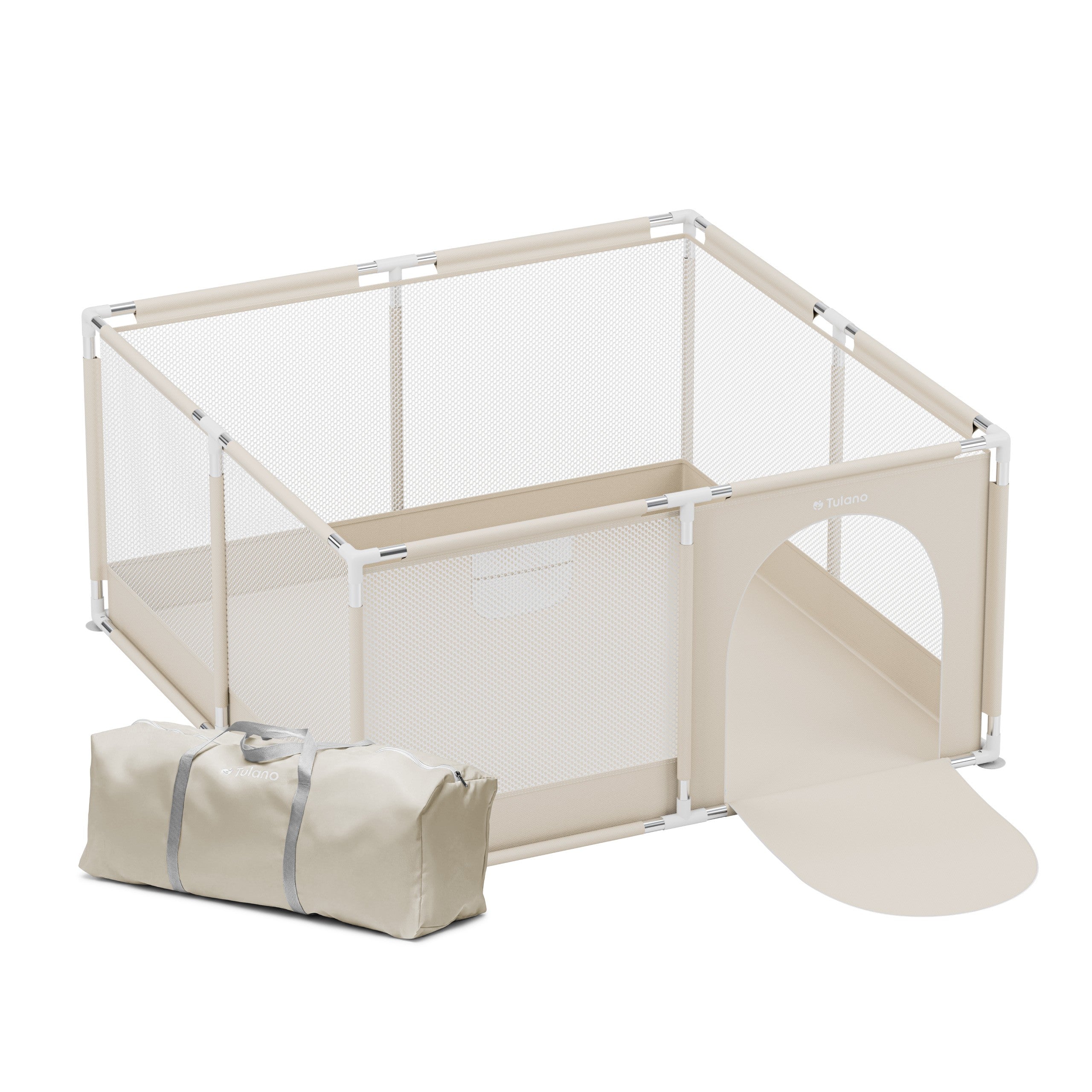 Detský ohrádka Tulano Cozy 20 Beige – 130 cm