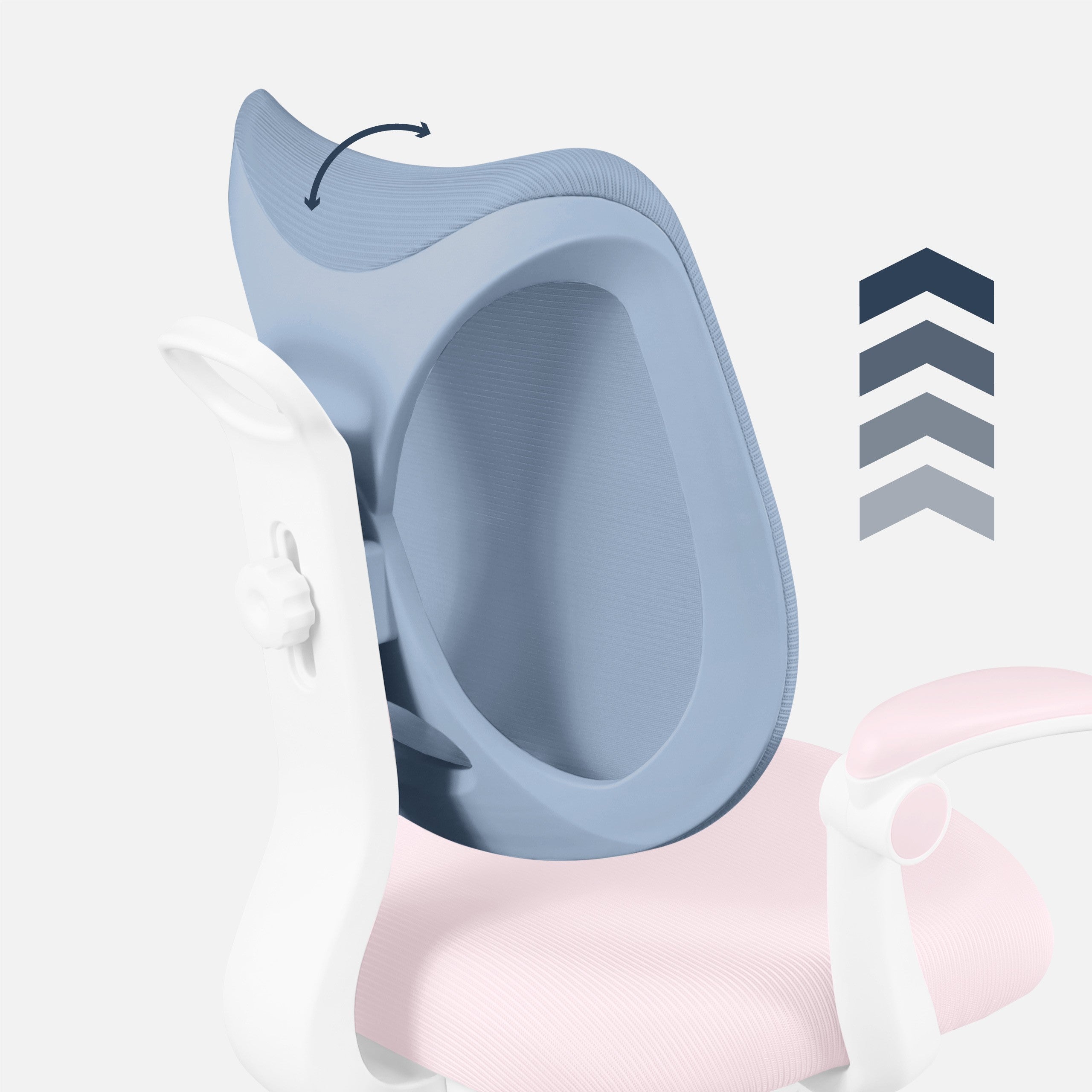 Ergonomické detské kreslo Mark Adler Junior 4.6 Pink
