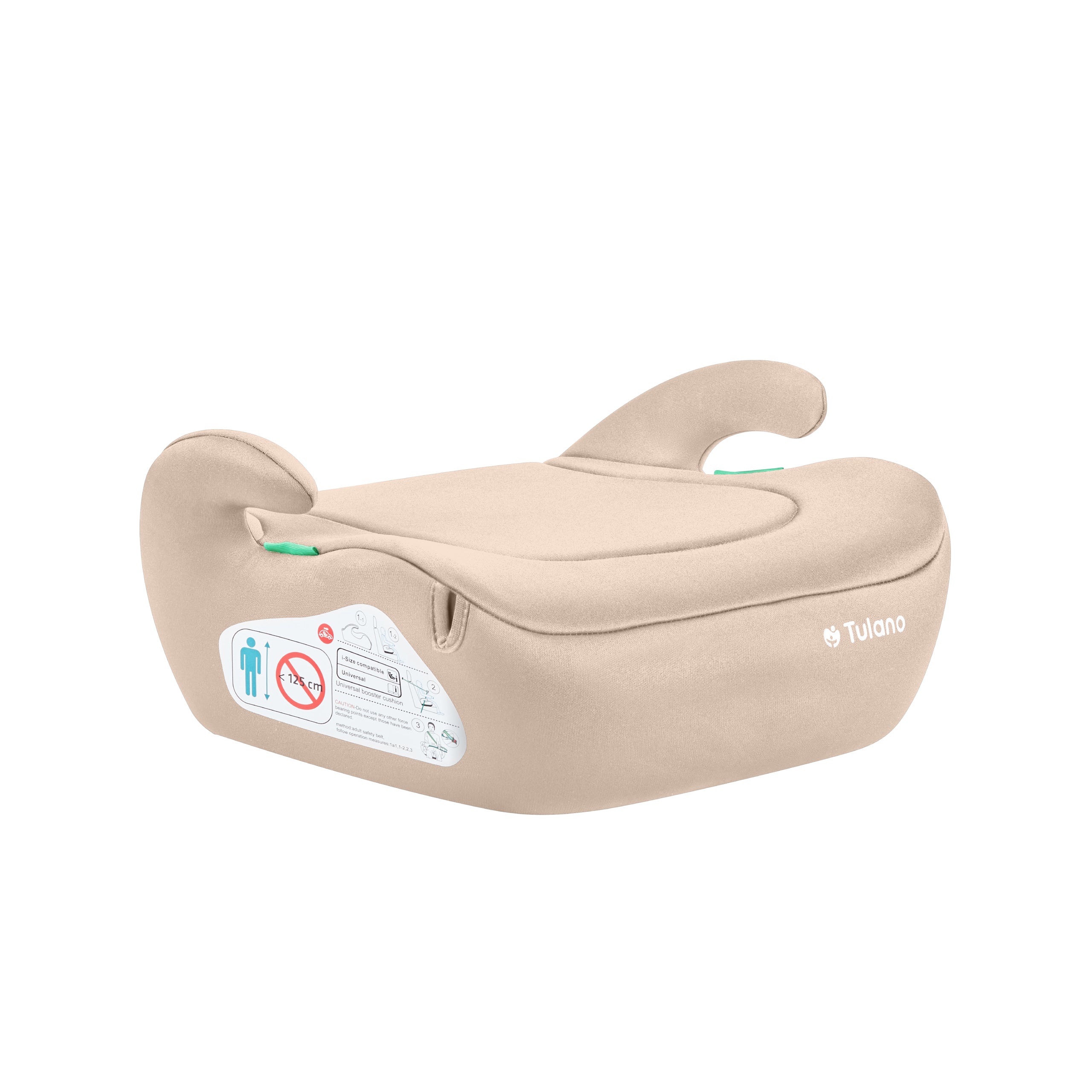 Detská autosedačka s podstavcom Tulano Cabby 20 Beige 125–150 cm I-Size