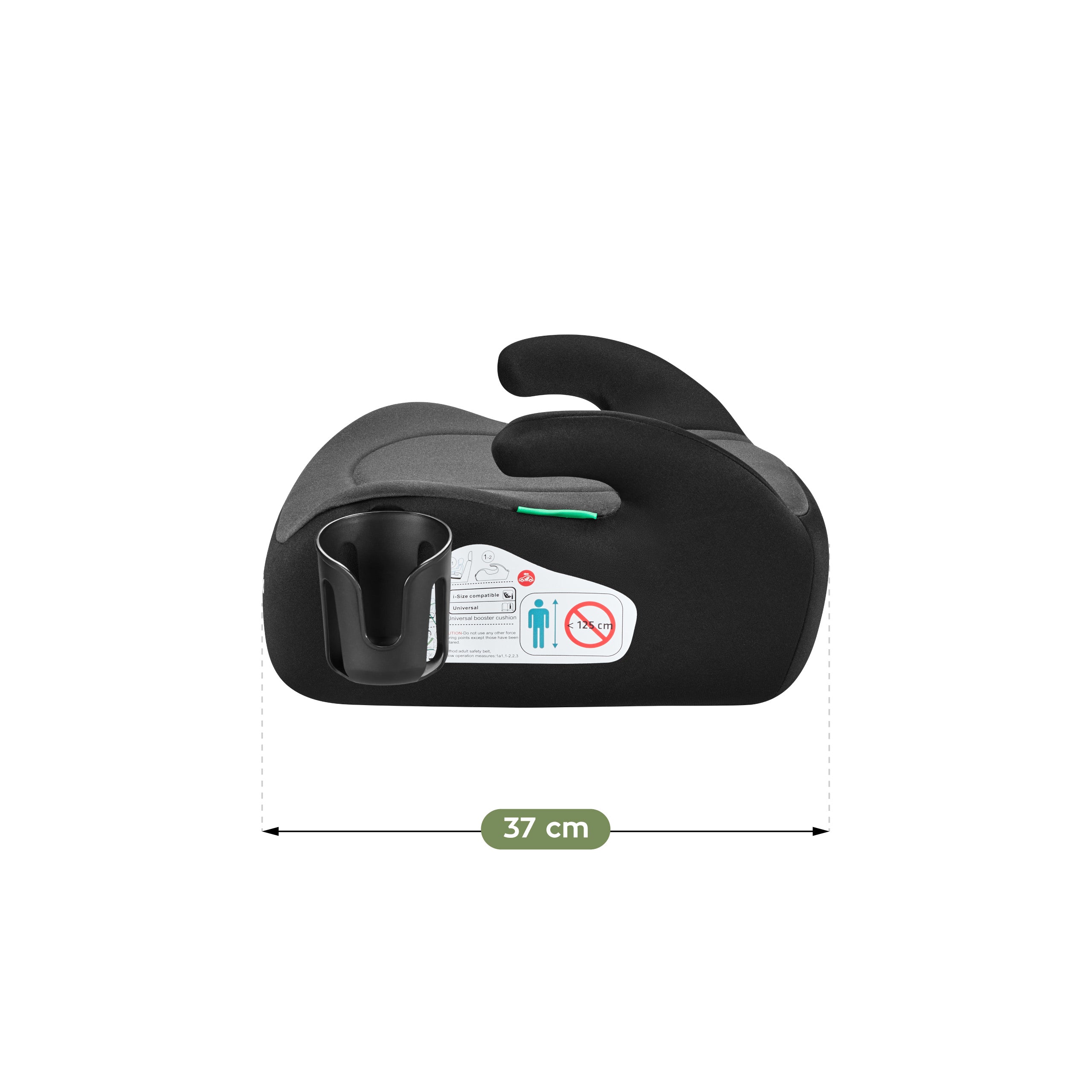 Detská autosedačka s podstavcom Tulano Cabby 20 Grey 125–150 cm I-Size