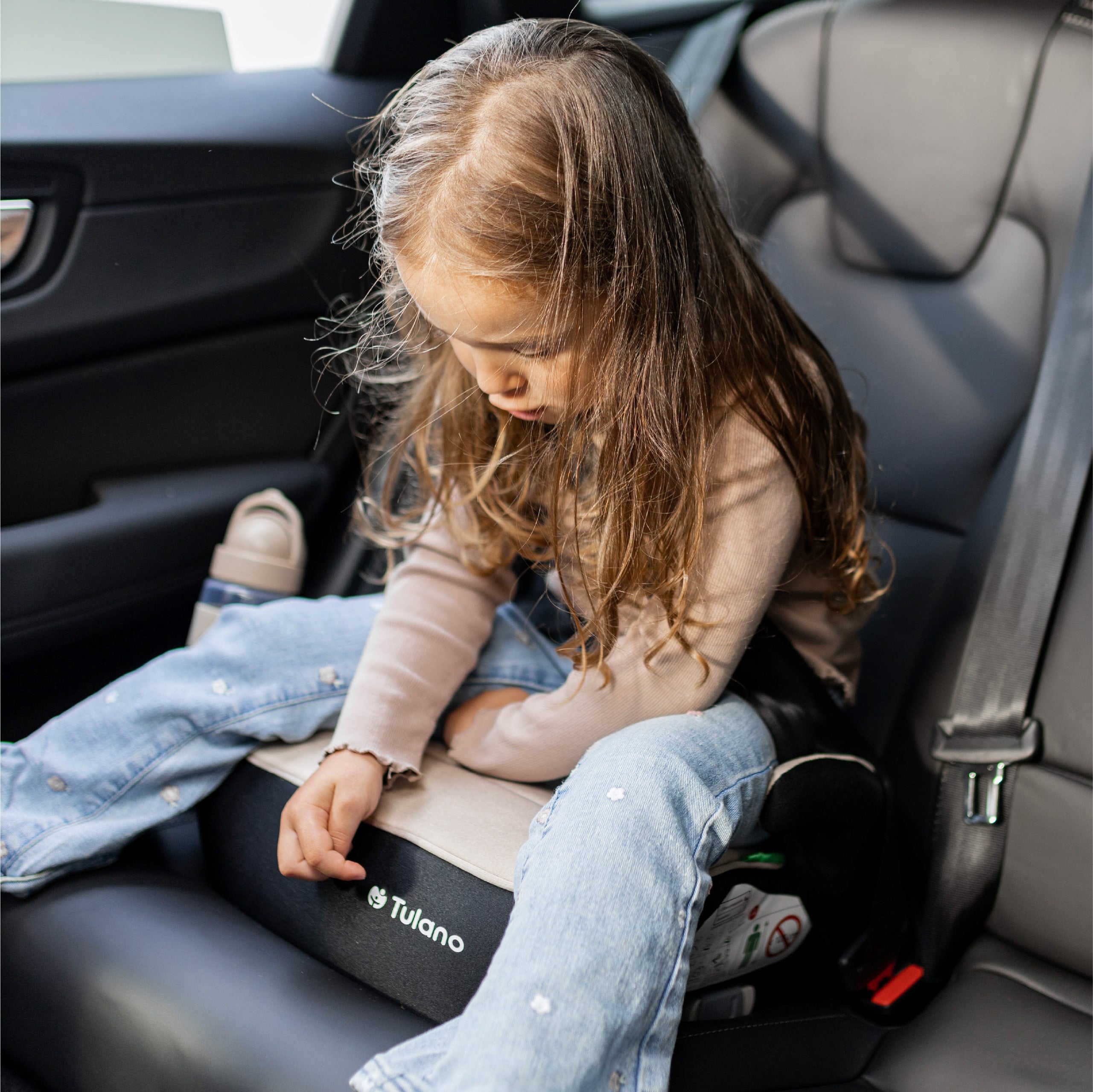 Detská autosedačka s podstavcom Tulano Cabby 30 béžovo-čierna