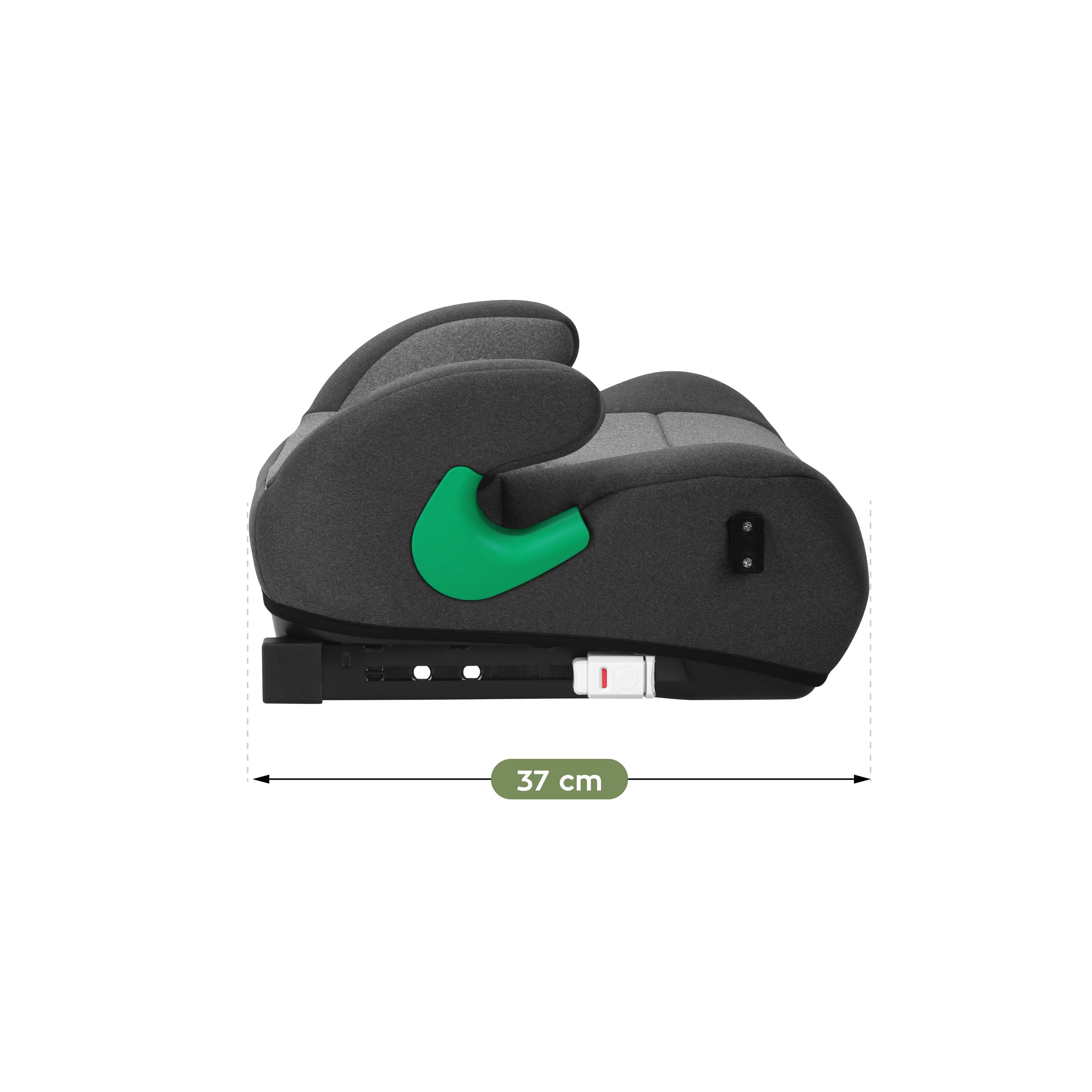 Detská autosedačka Tulano Cabby 35 Grey s podstavcom, ISOFIX, 125–150 cm, I-Size