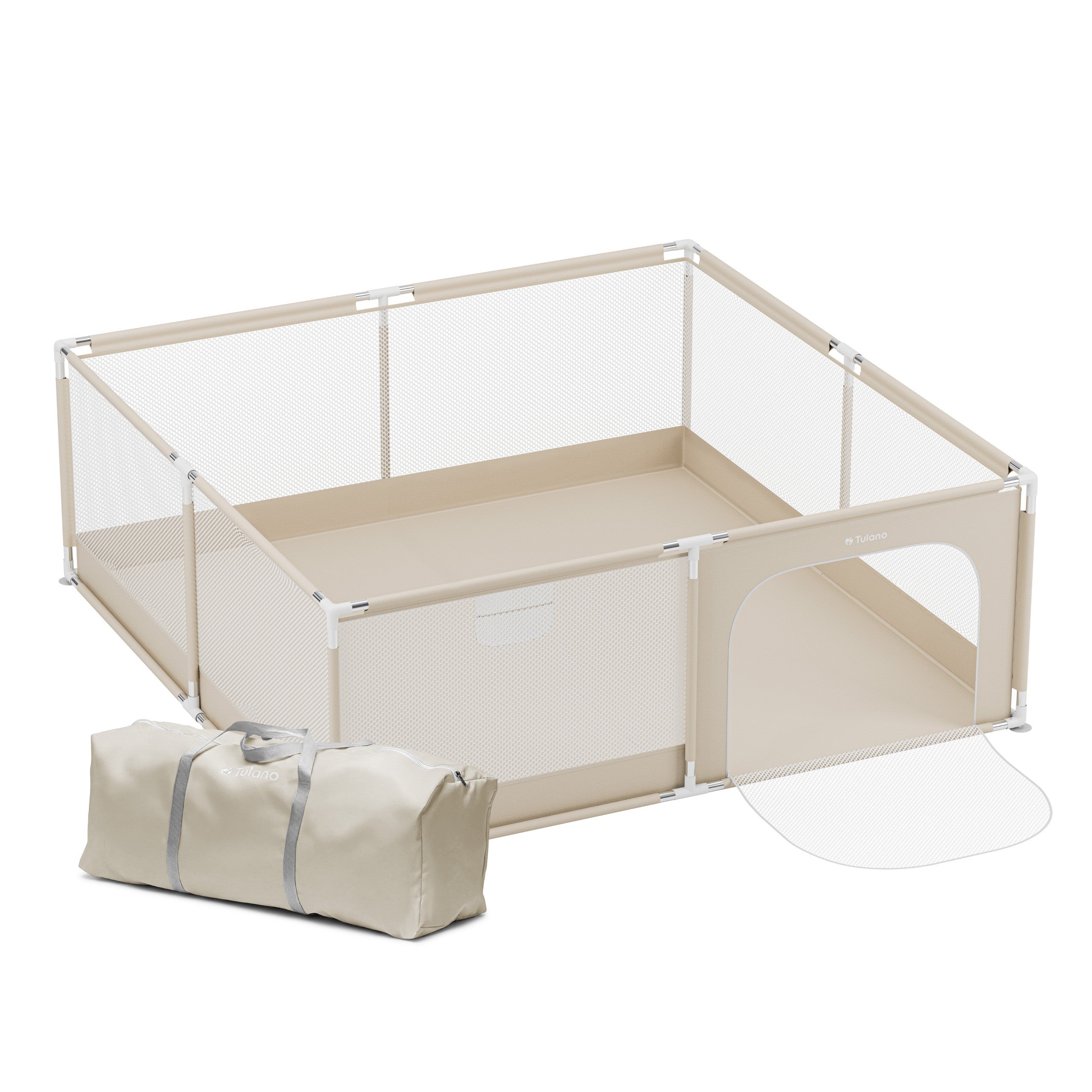 Detský ohrádka Tulano Cozy 28 Beige – 200 cm