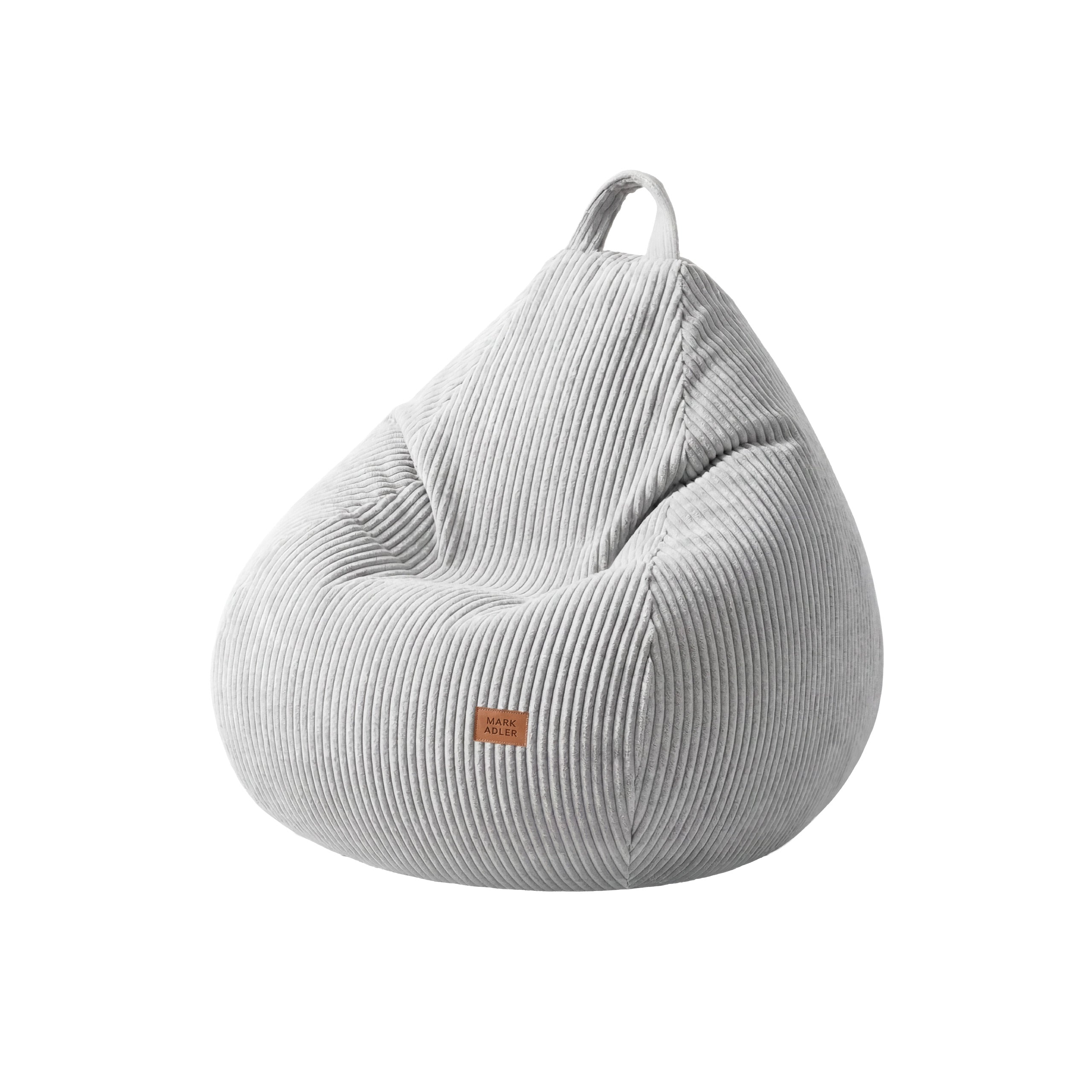 Kordový vak na sedenie, sivý, Mark Adler Comfy 1.0 Grey