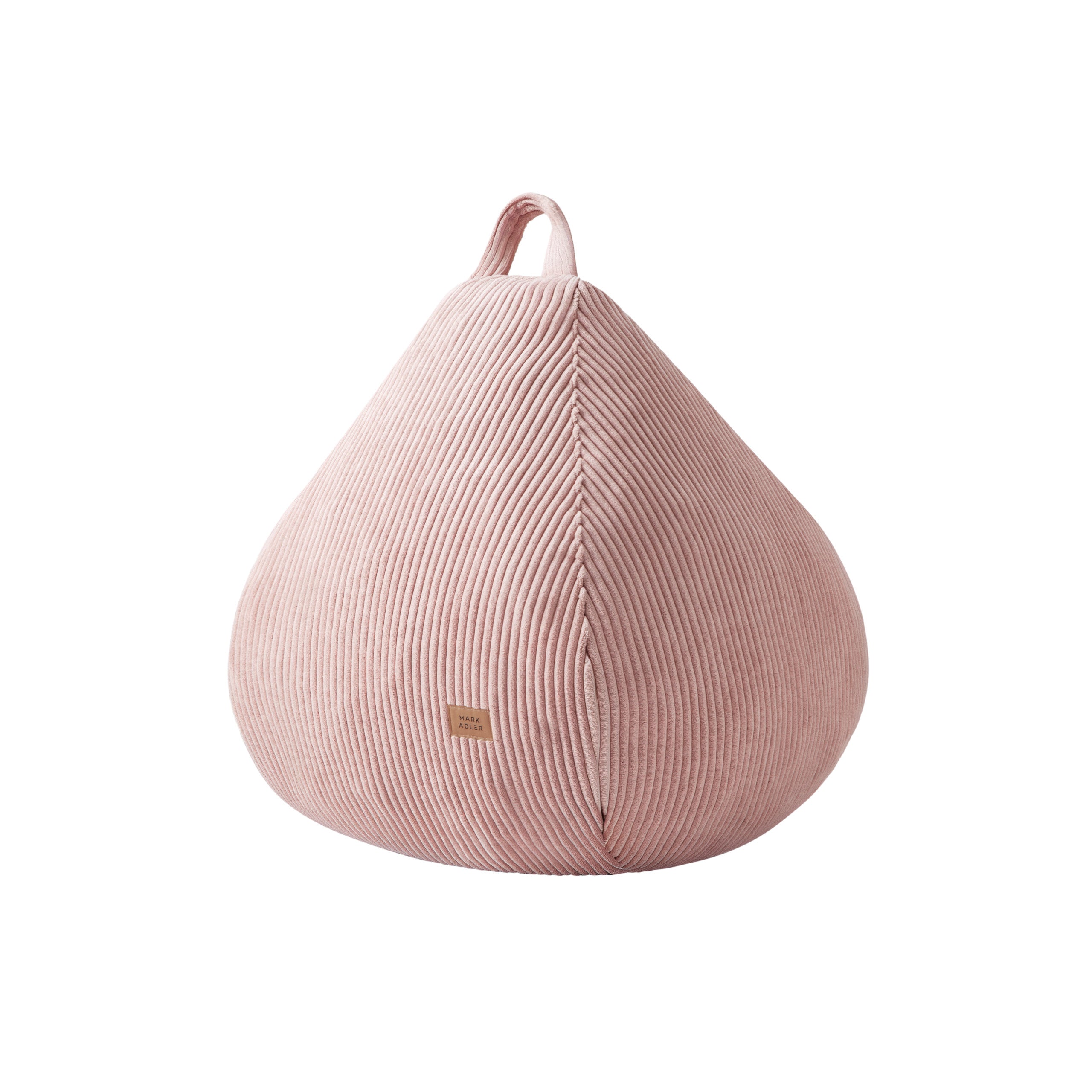 Štruková vaková taburetka, sivá, Mark Adler Comfy 1.0 Pink