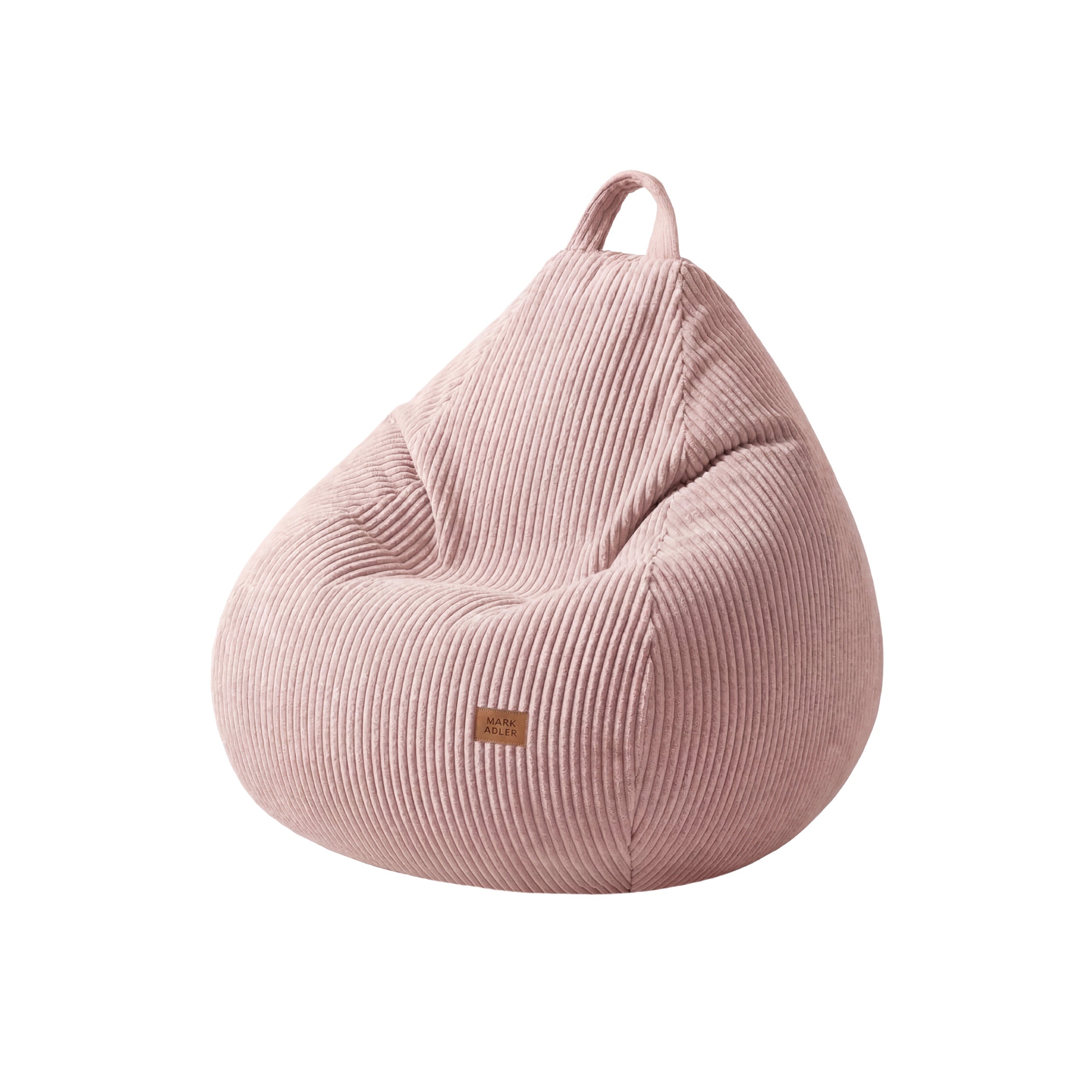 Štruková vaková taburetka, sivá, Mark Adler Comfy 1.0 Pink